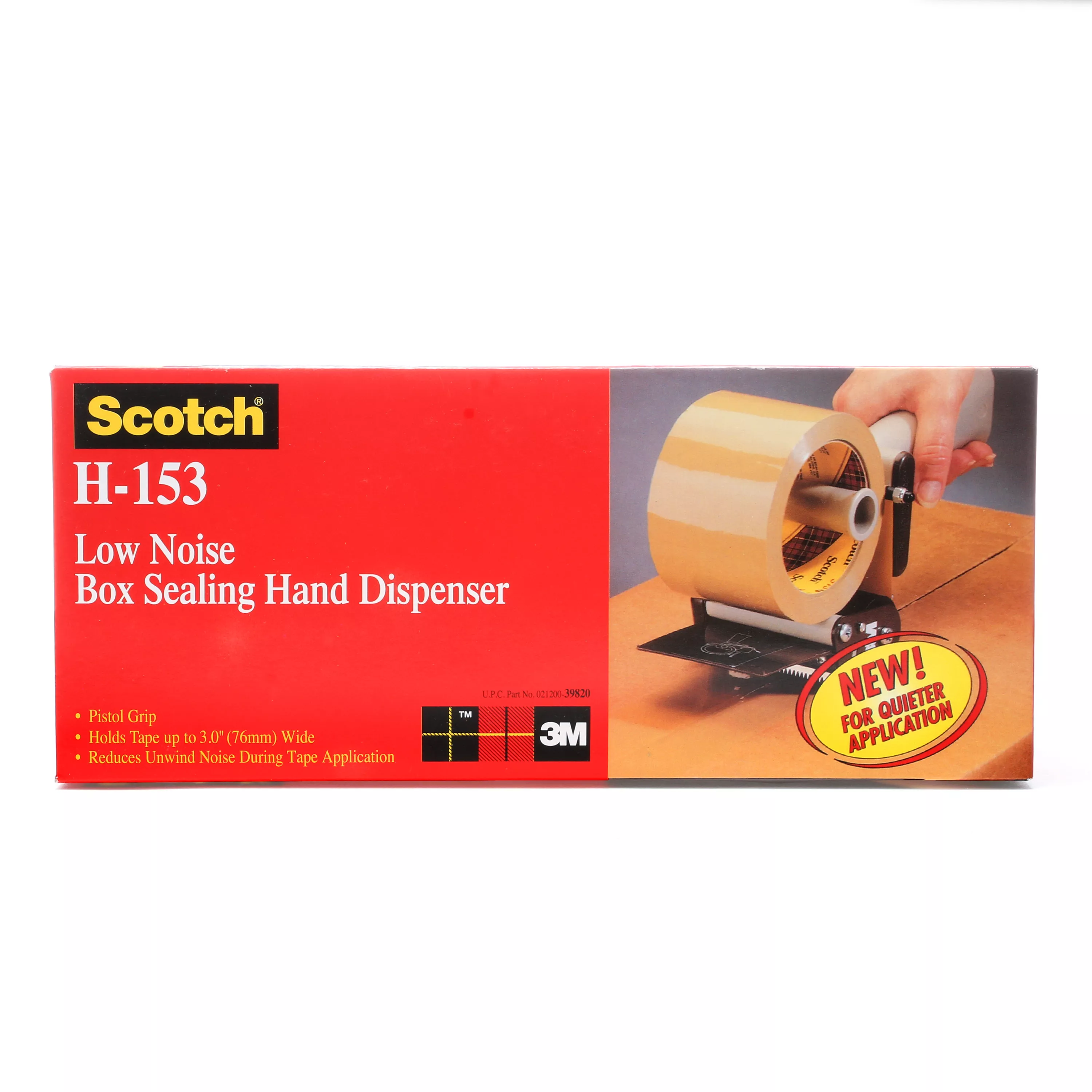 SKU 7000056830 | Scotch® Low Noise Box Sealing Tape Dispenser H153