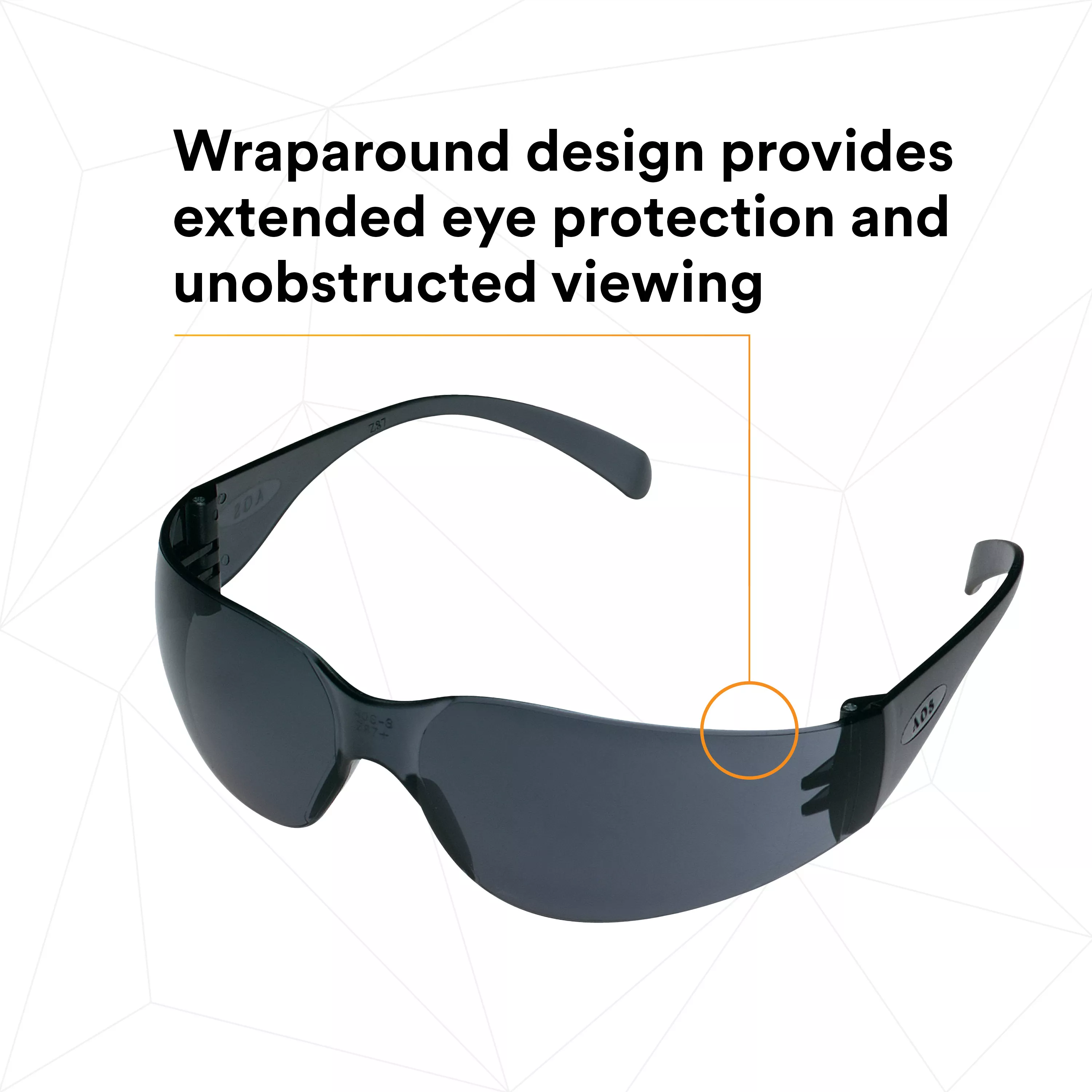 SKU 7010386340 | 3M™ Virtua™ Protective Eyewear 11330-00000-20 Gray Anti-Fog Lens