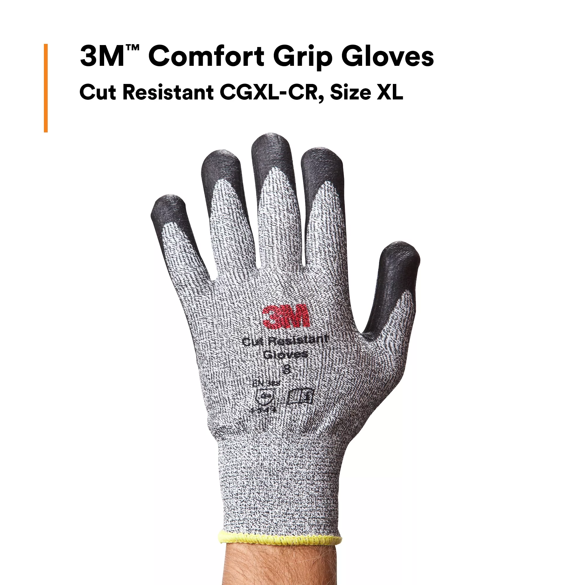 SKU 7100023131 | 3M™ Comfort Grip Glove CGXL-CR