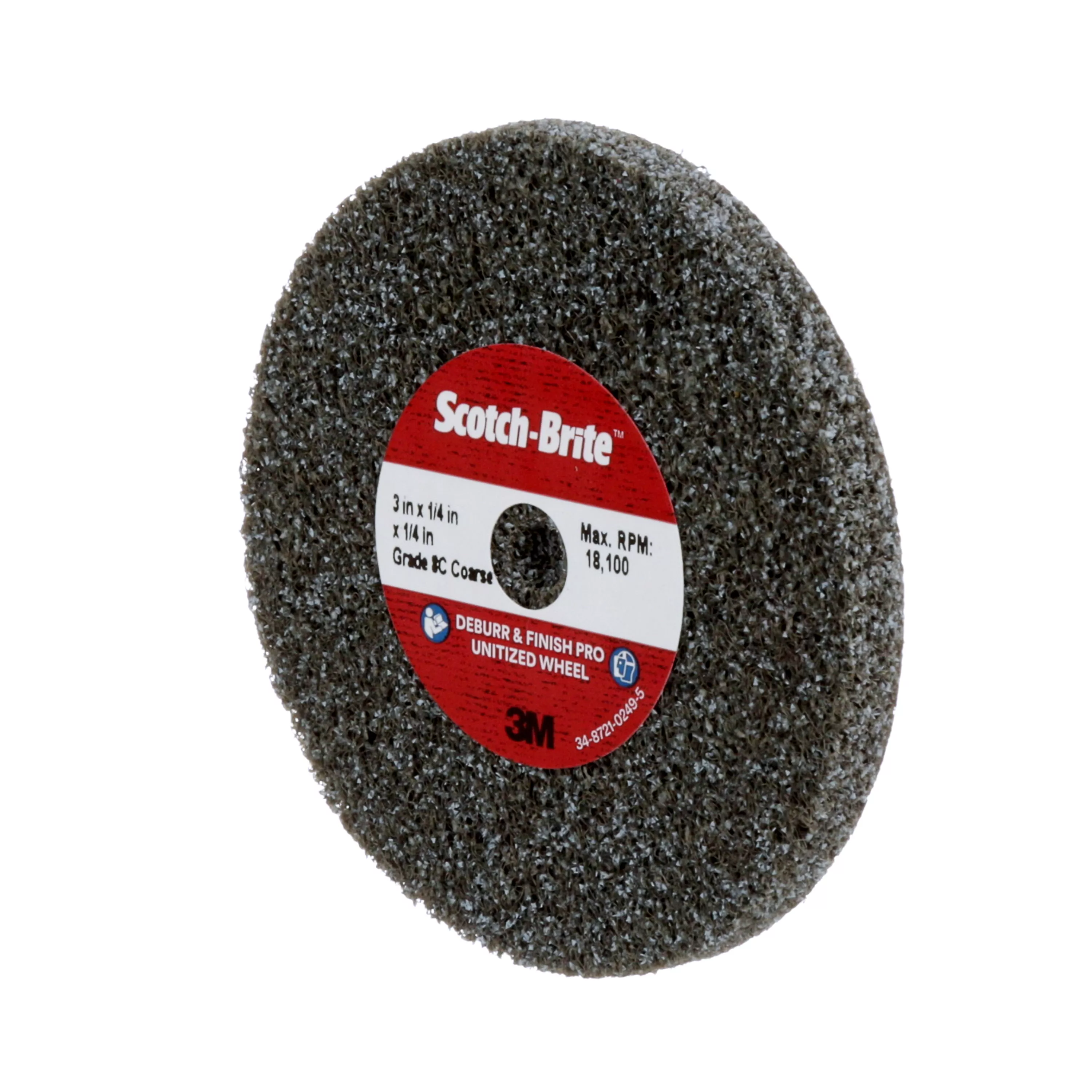 Product Number DP-UW | Scotch-Brite™ Deburr & Finish Pro Unitized Wheel