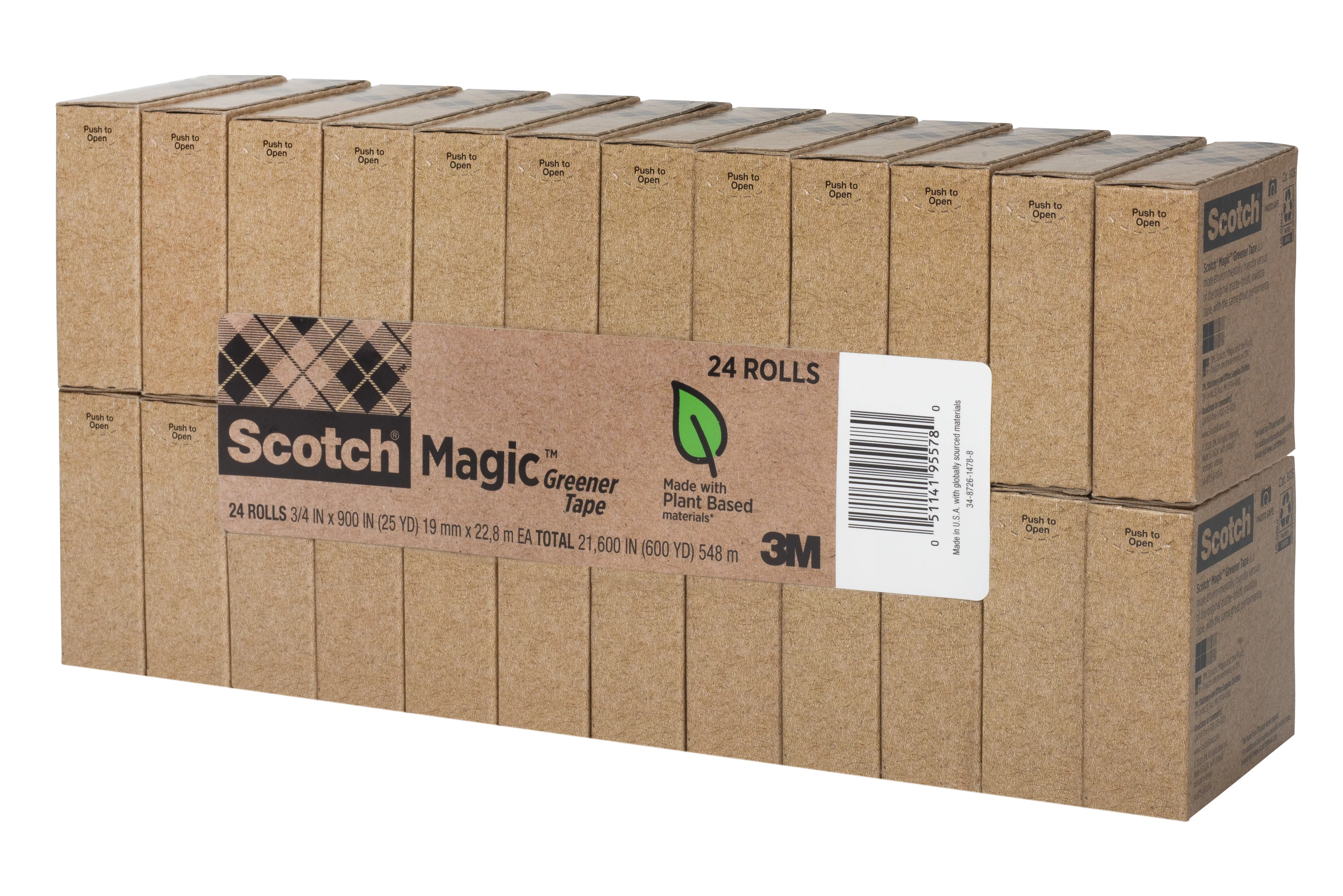 SKU 7010311650 | Scotch® Magic™ Greener Tape 812-24P