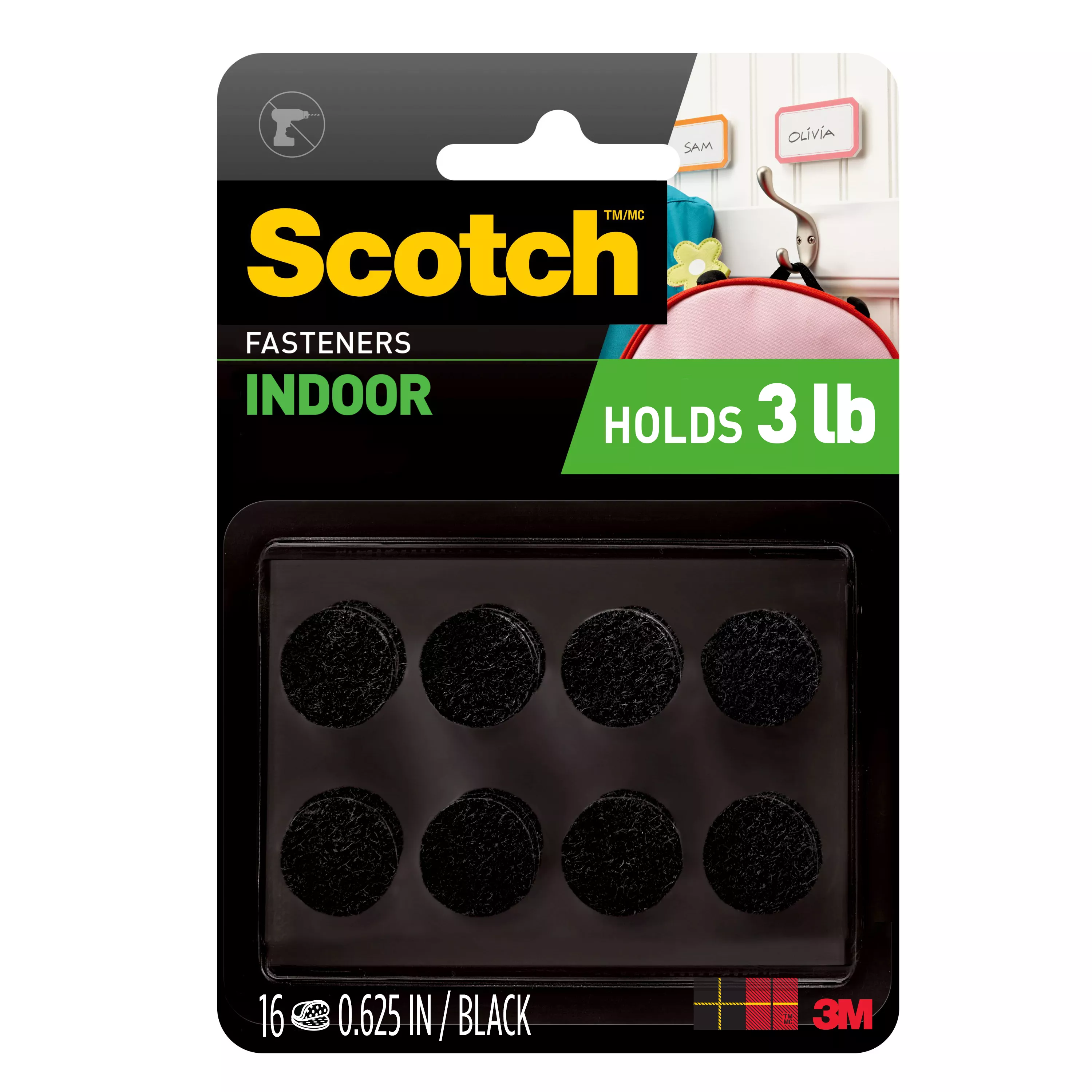 SKU 7100112294 | Scotch™ Indoor Fasteners RF7061
