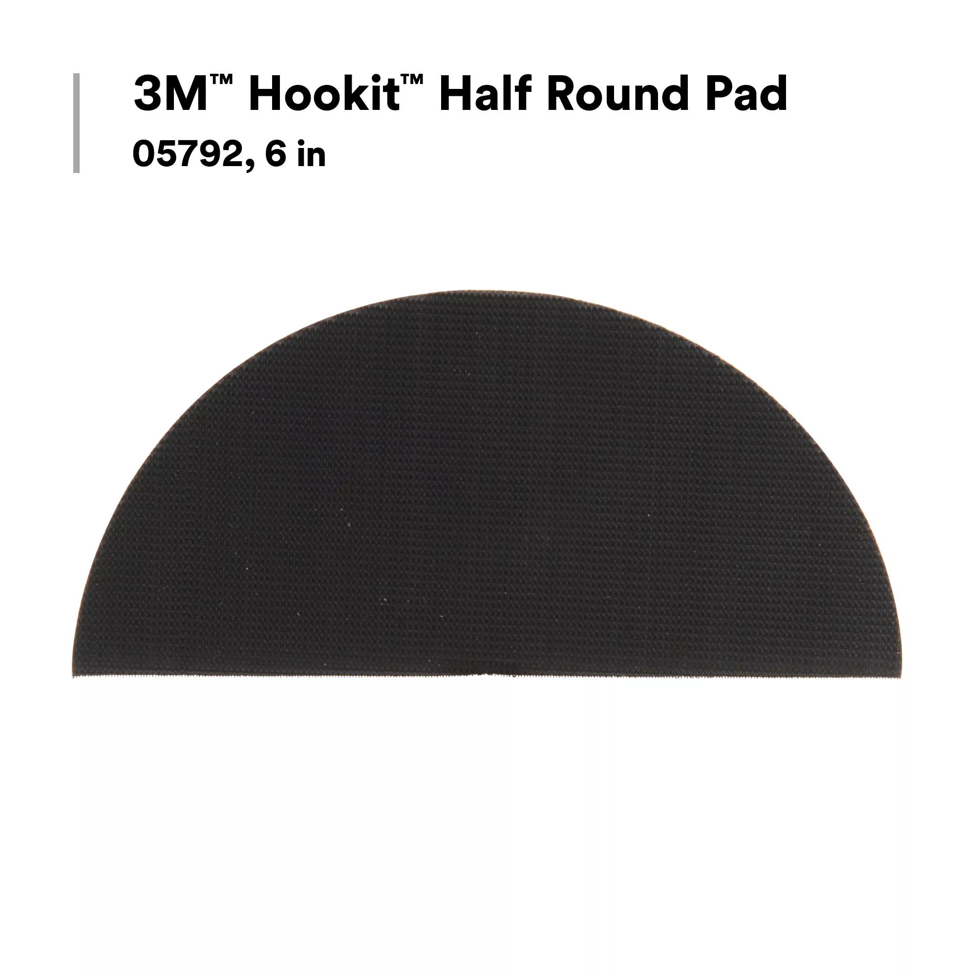 Product Number 5792 | 3M™ Hookit™ Half Round Pad 05792