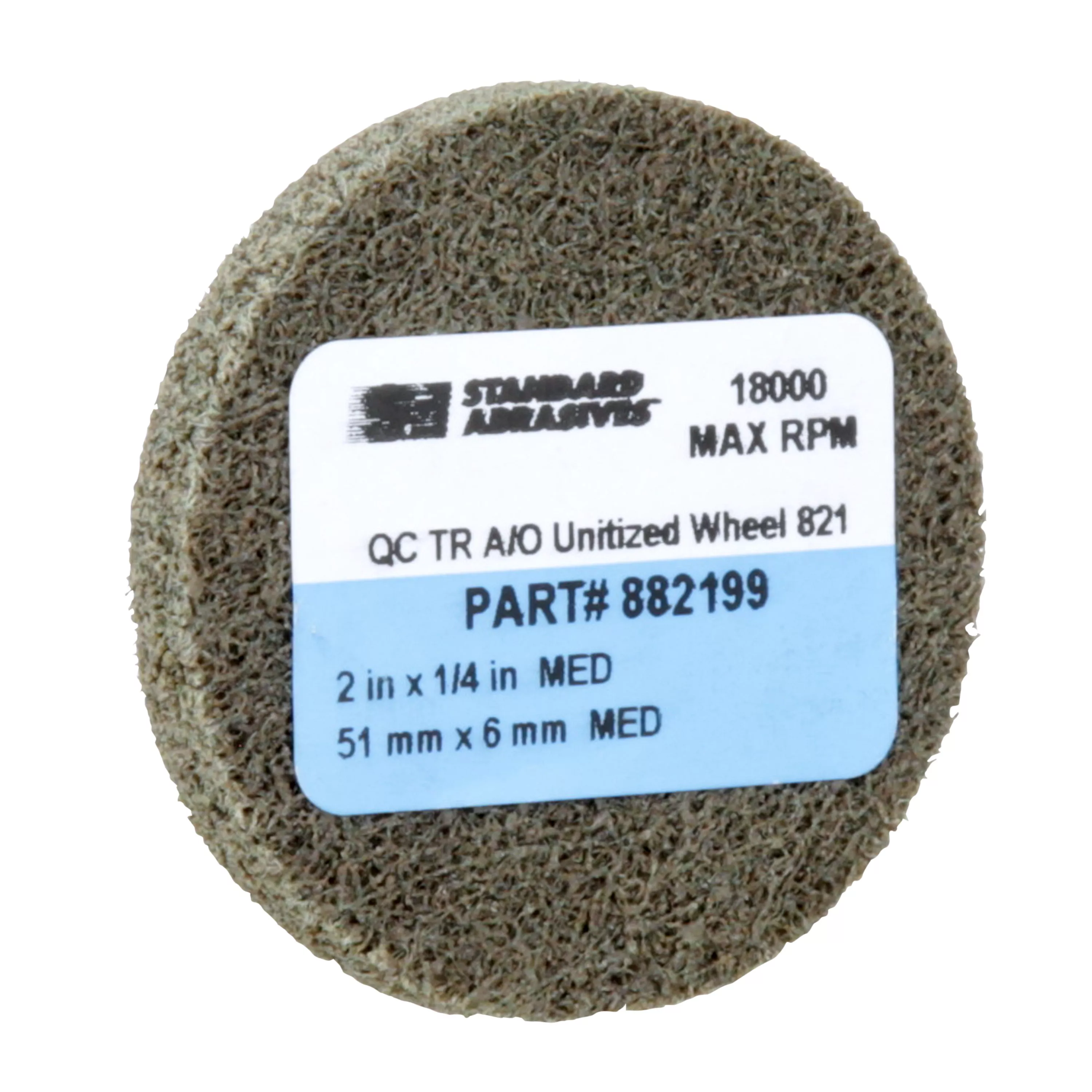 Product Number 882199 | Standard Abrasives™ Quick Change TR A/O Unitized Wheel 882199