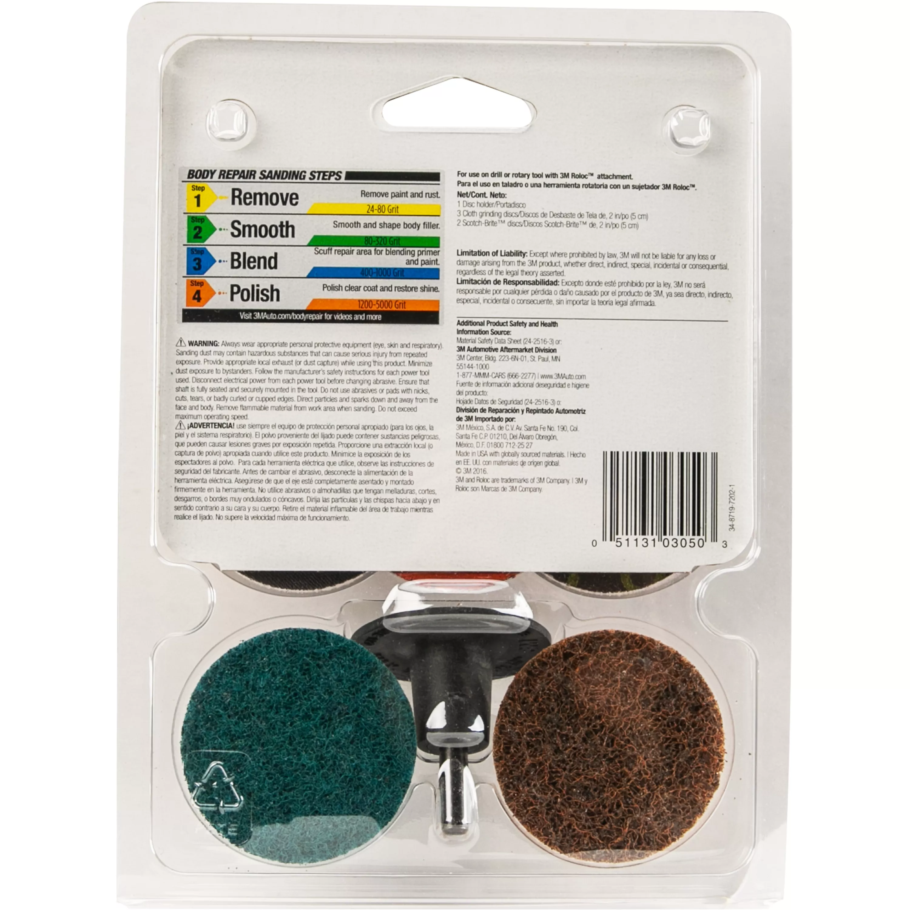 Product Number 03050 | Scotch-Brite™ Grinding Disc Kit