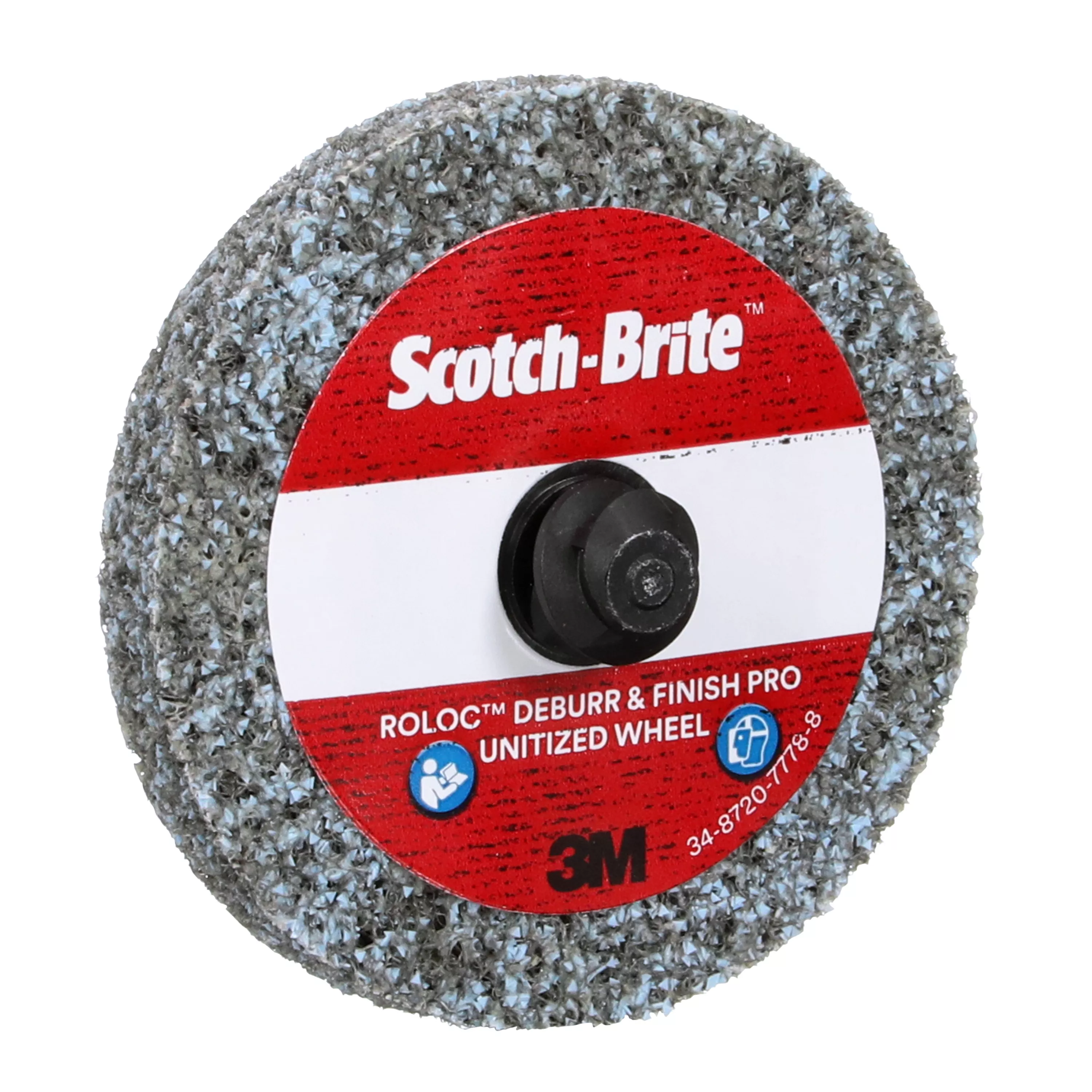Product Number DP-UR | Scotch Brite™ Roloc™ Deburr & Finish PRO Unitized Wheel