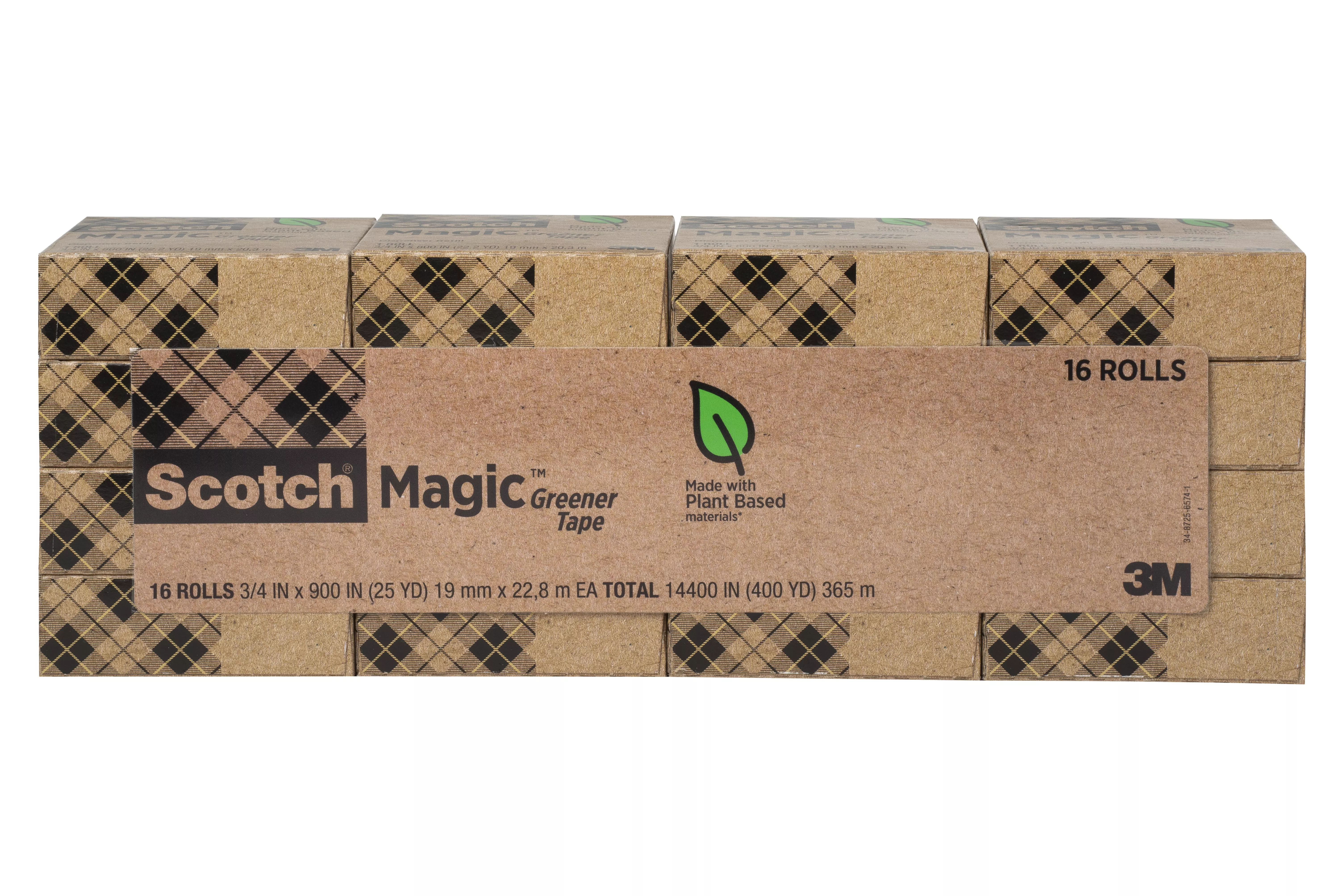 SKU 7100208032 | Scotch® Magic™ Greener Tape 812-16P