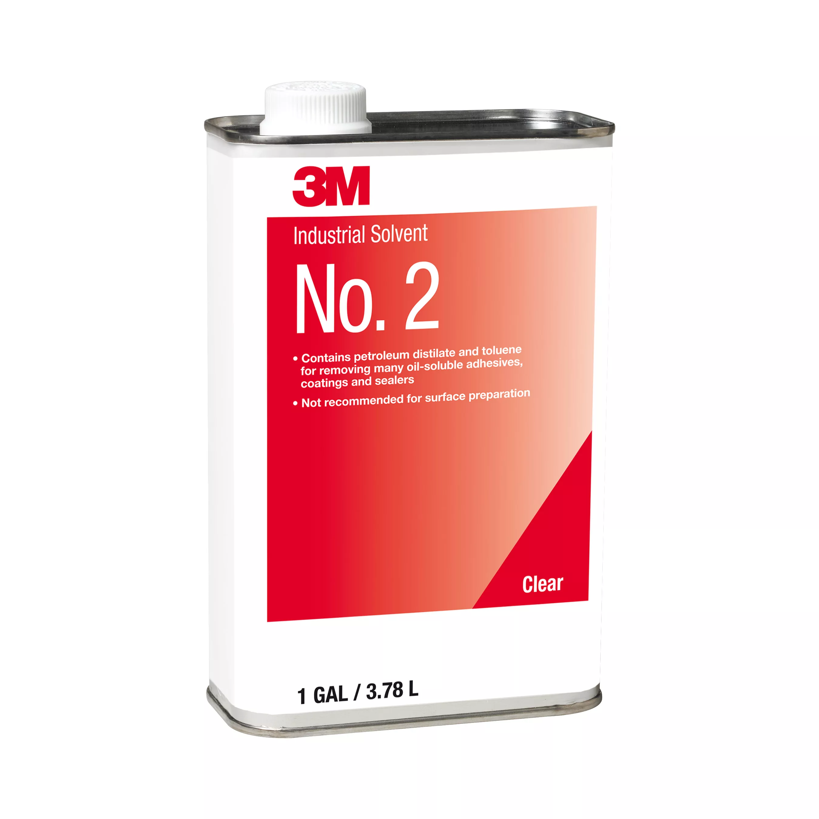 3M™ Solvent 2, Clear, 1 Gallon, 1 Can/Case