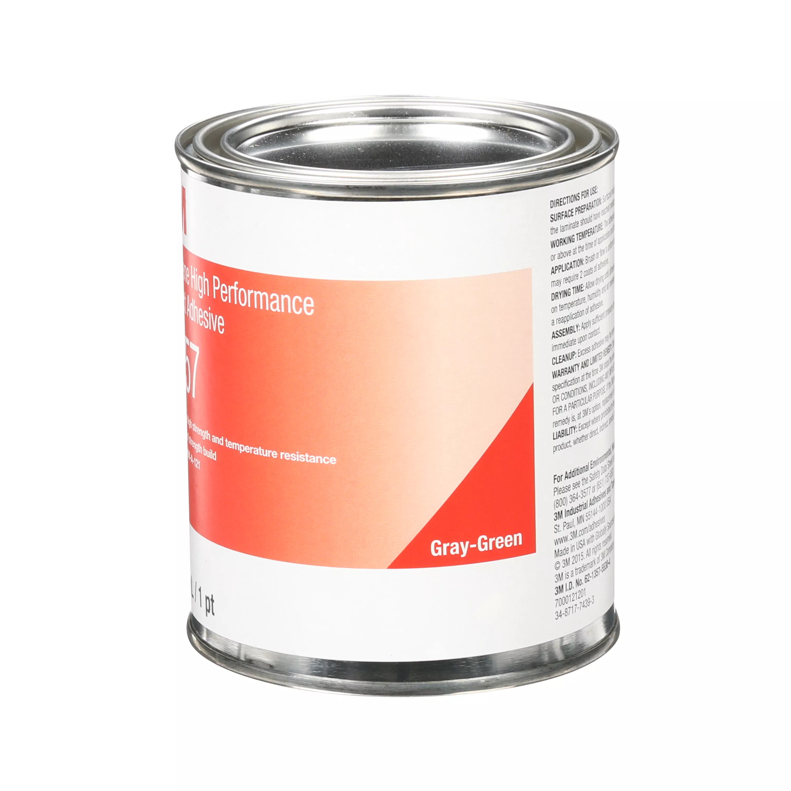 SKU 7000121201 | 3M™ Neoprene High Performance Contact Adhesive 1357