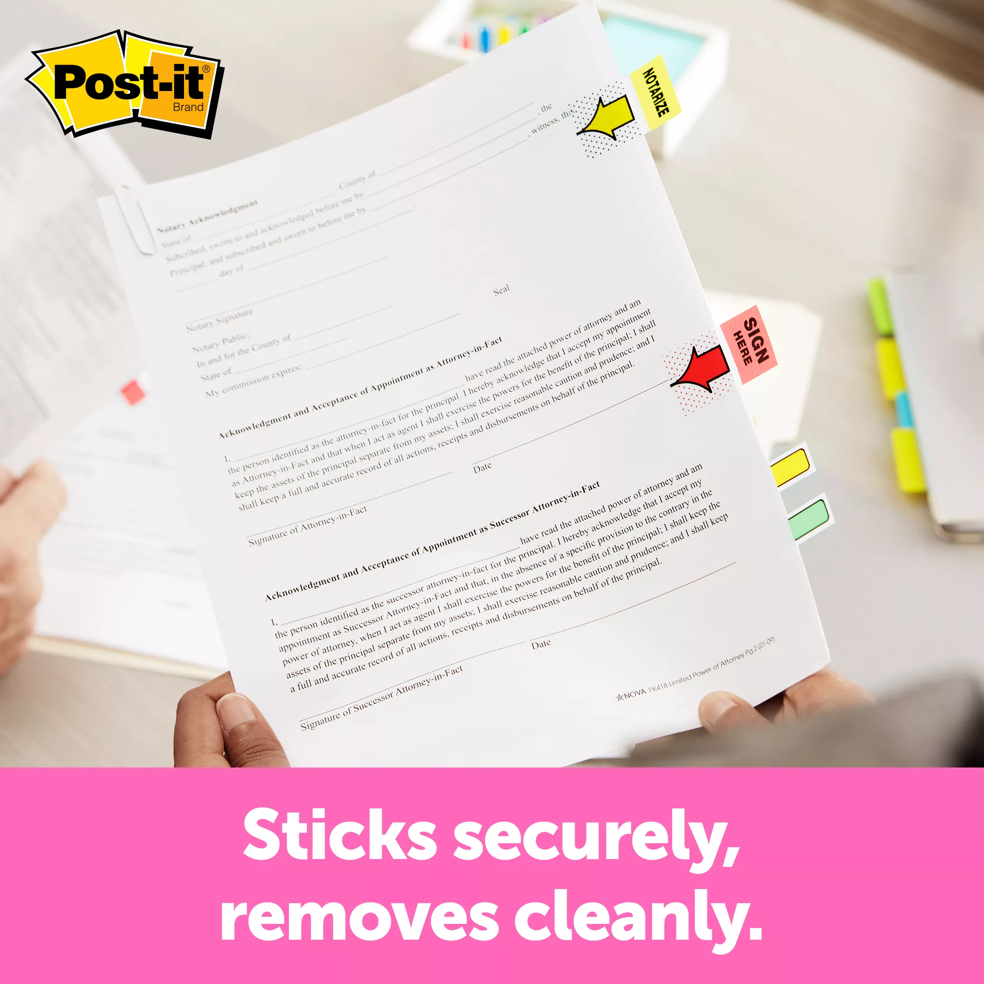 SKU 7000122626 | Post-it® Flags 680-SH4VA 1 in. x 1.7 in.