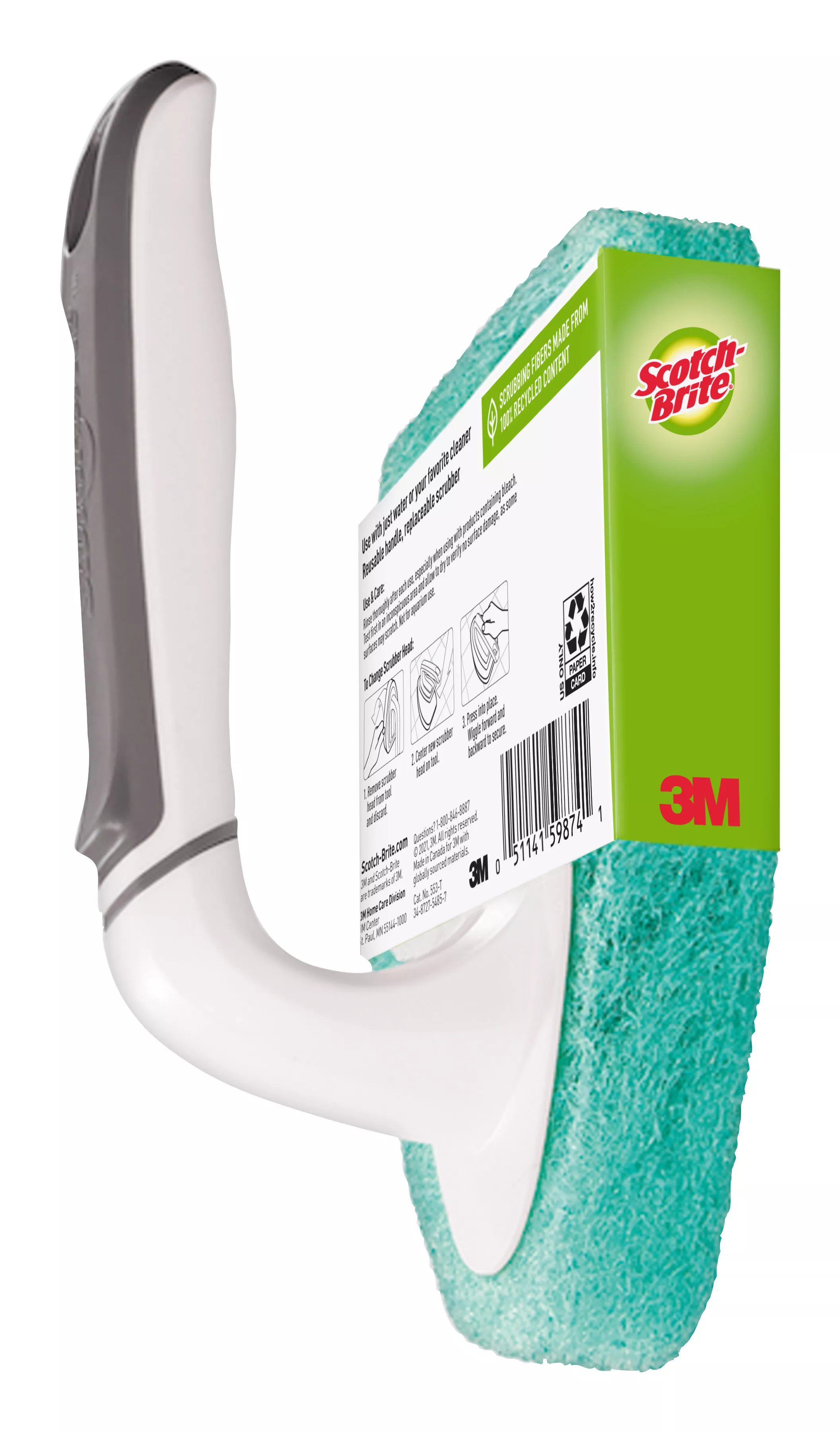 SKU 7100235717 | Scotch-Brite® Non-Scratch Tub & Tile Scrubber 553-T