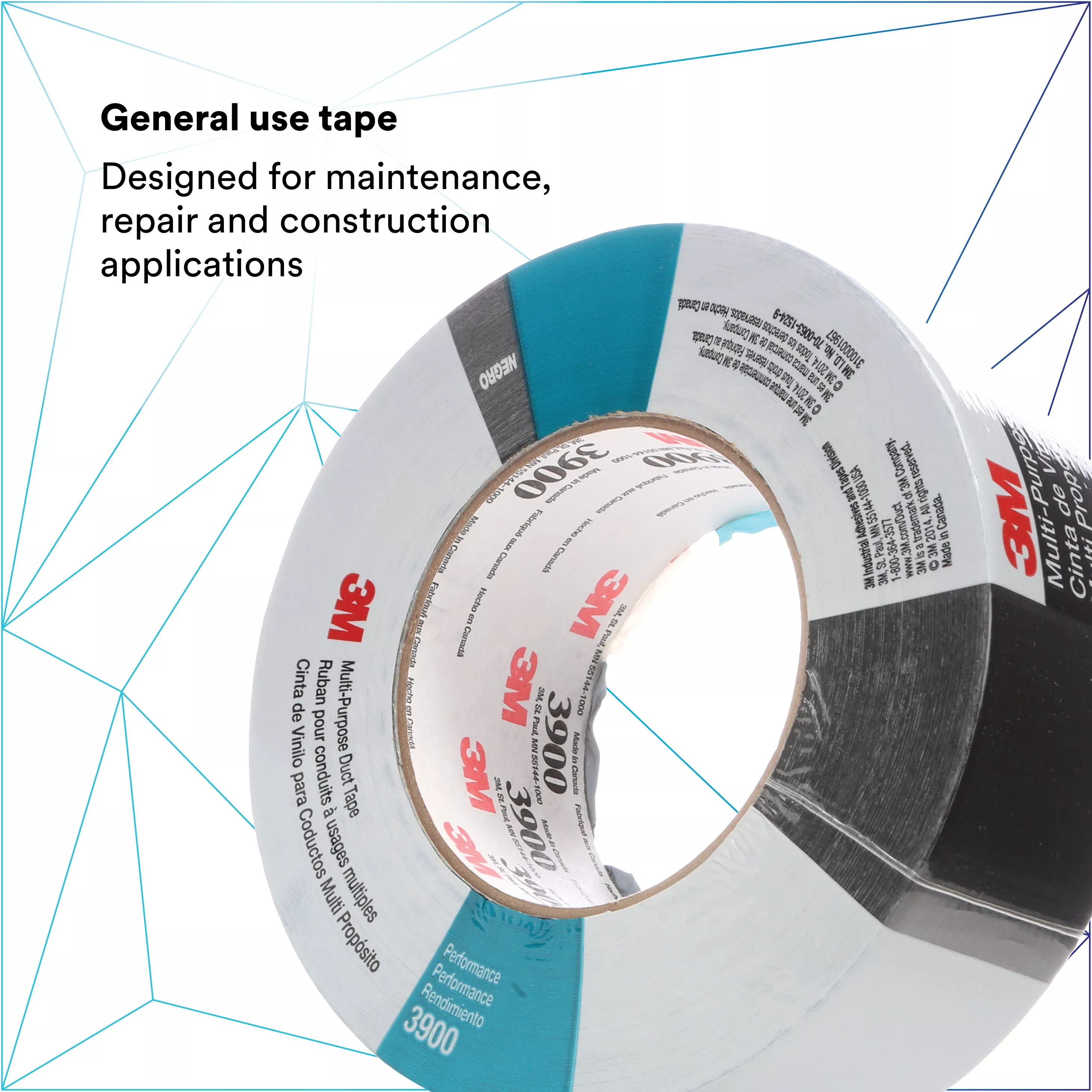 Product Number 3900 | 3M™ Multi-Purpose Duct Tape 3900