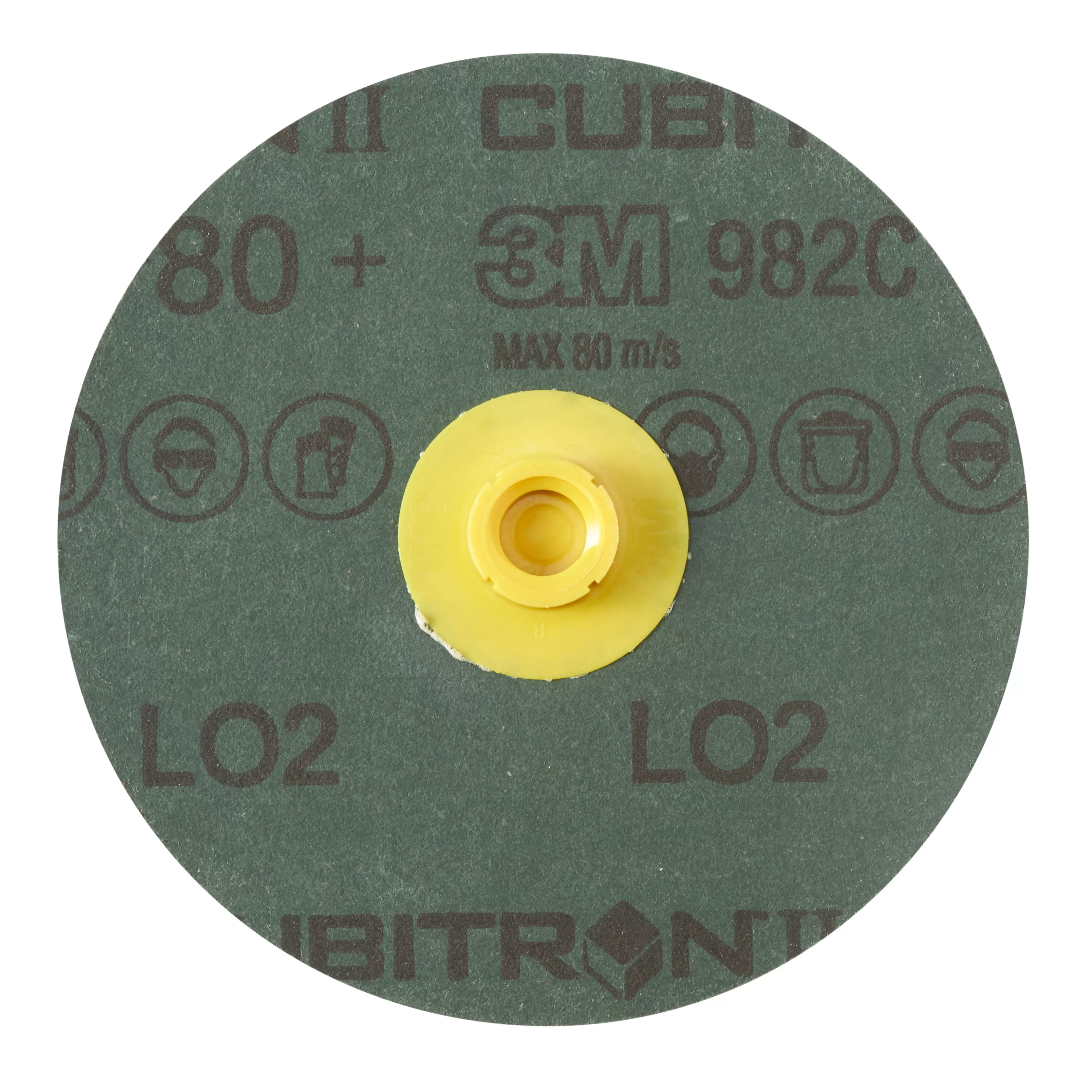 SKU 7010361842 | 3M™ Cubitron™ II Roloc™ Fibre Disc 982C