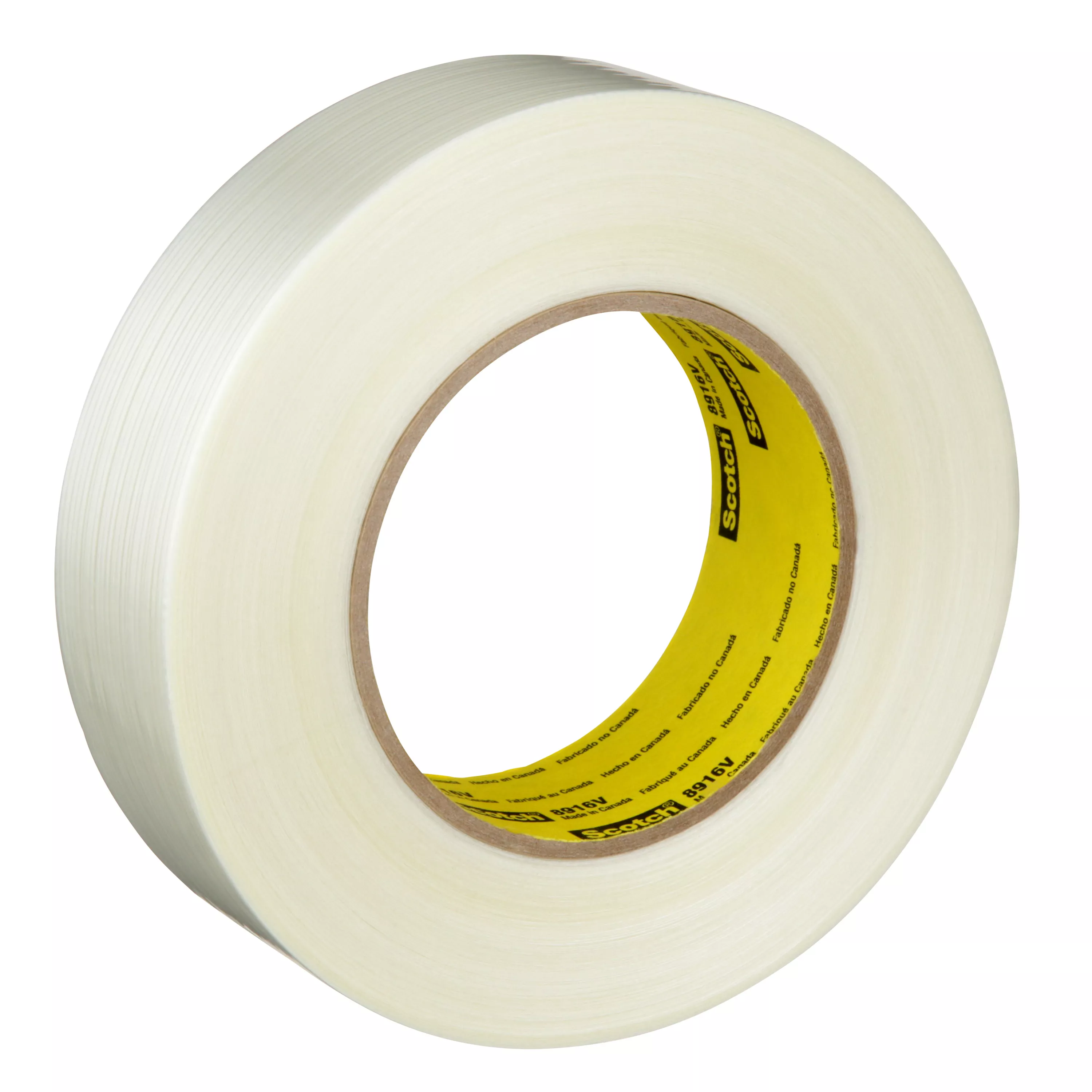 Scotch® Filament Tape 8916V, Clear, 18 mm x 55 m, 6.8 mil, 6.8 mil, 48
Roll/Case