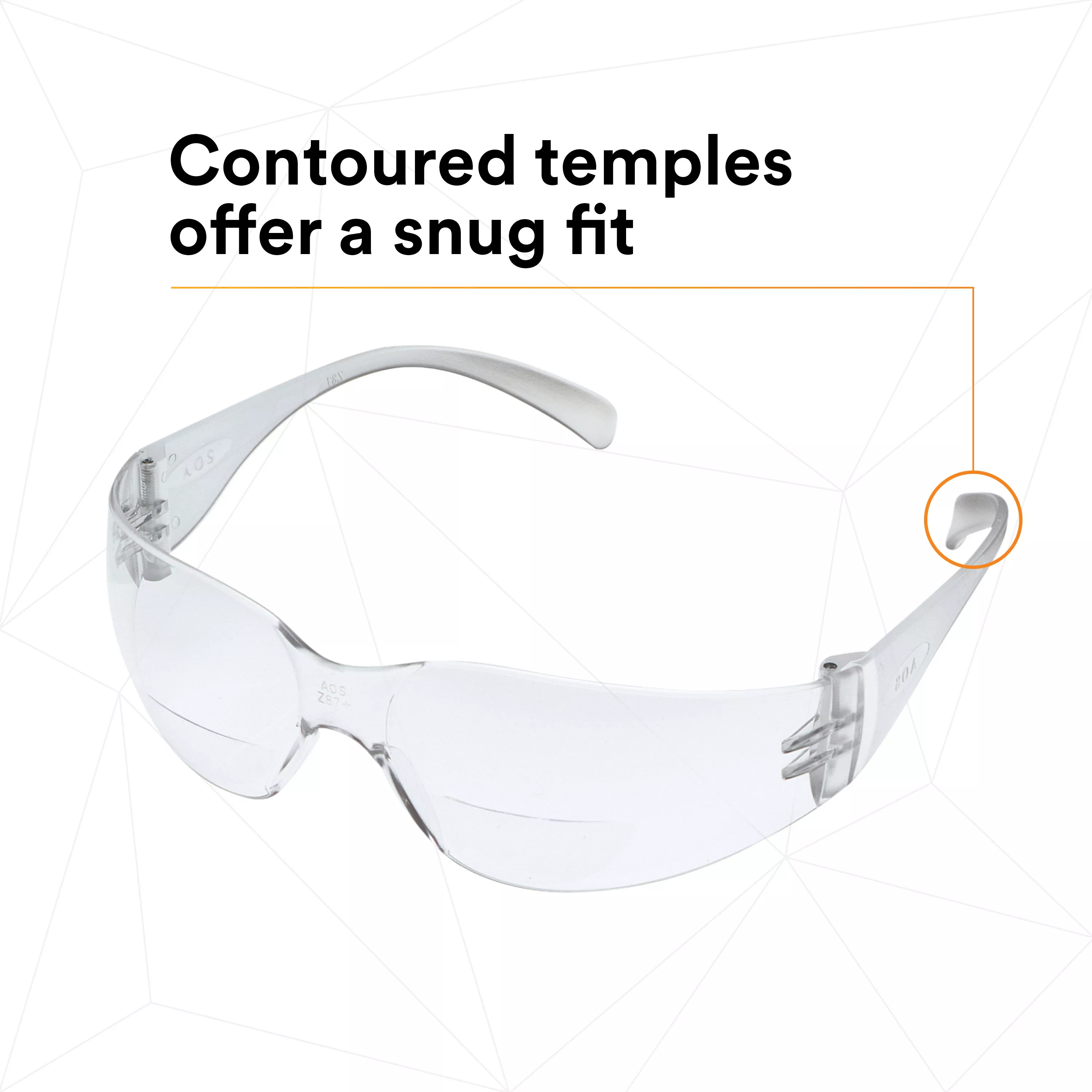 SKU 7000127512 | 3M™ Virtua™ Reader Protective Eyewear 11514-00000-20 Clear Anti-Fog Lens