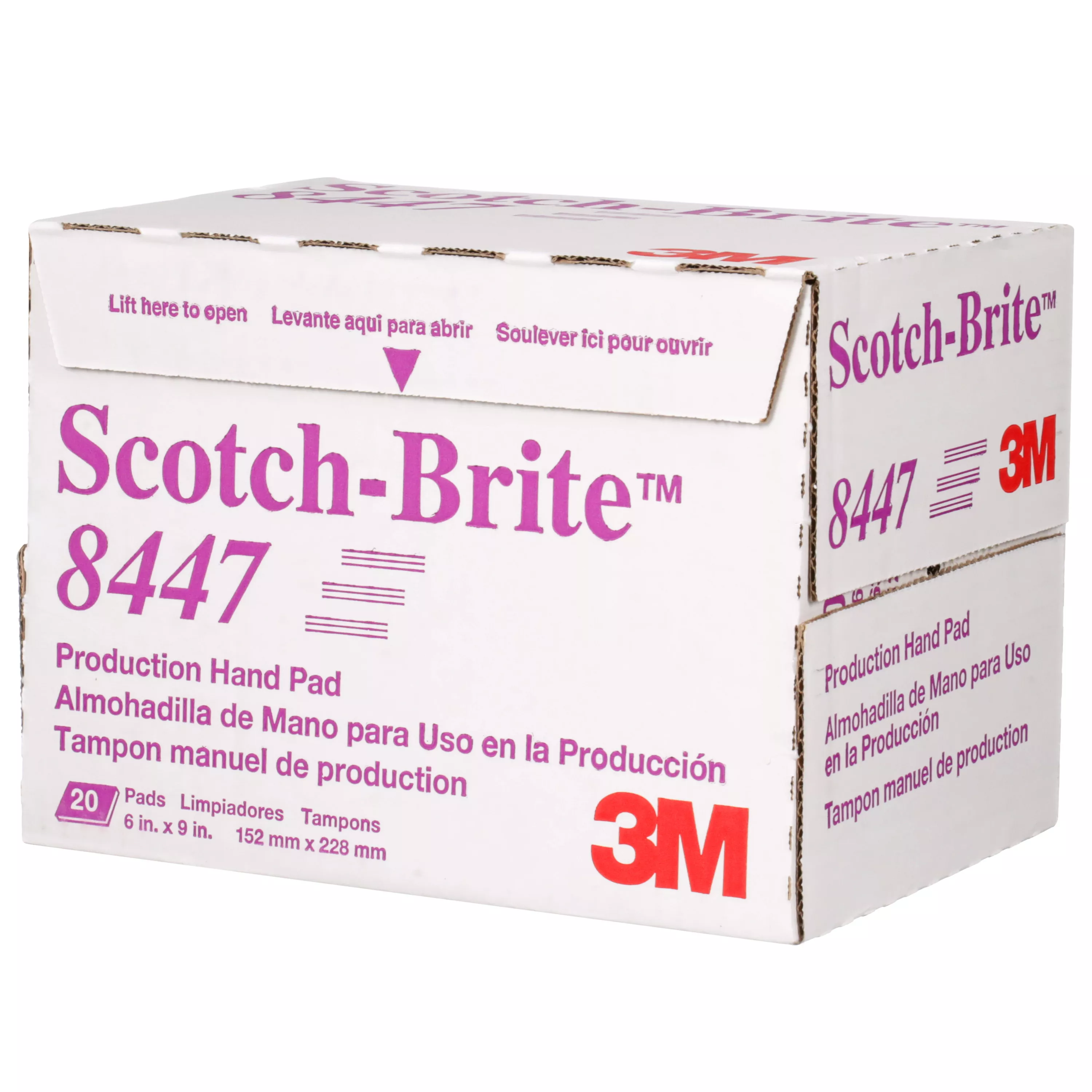 SKU 7000120942 | Scotch-Brite™ Production Hand Pad 8447