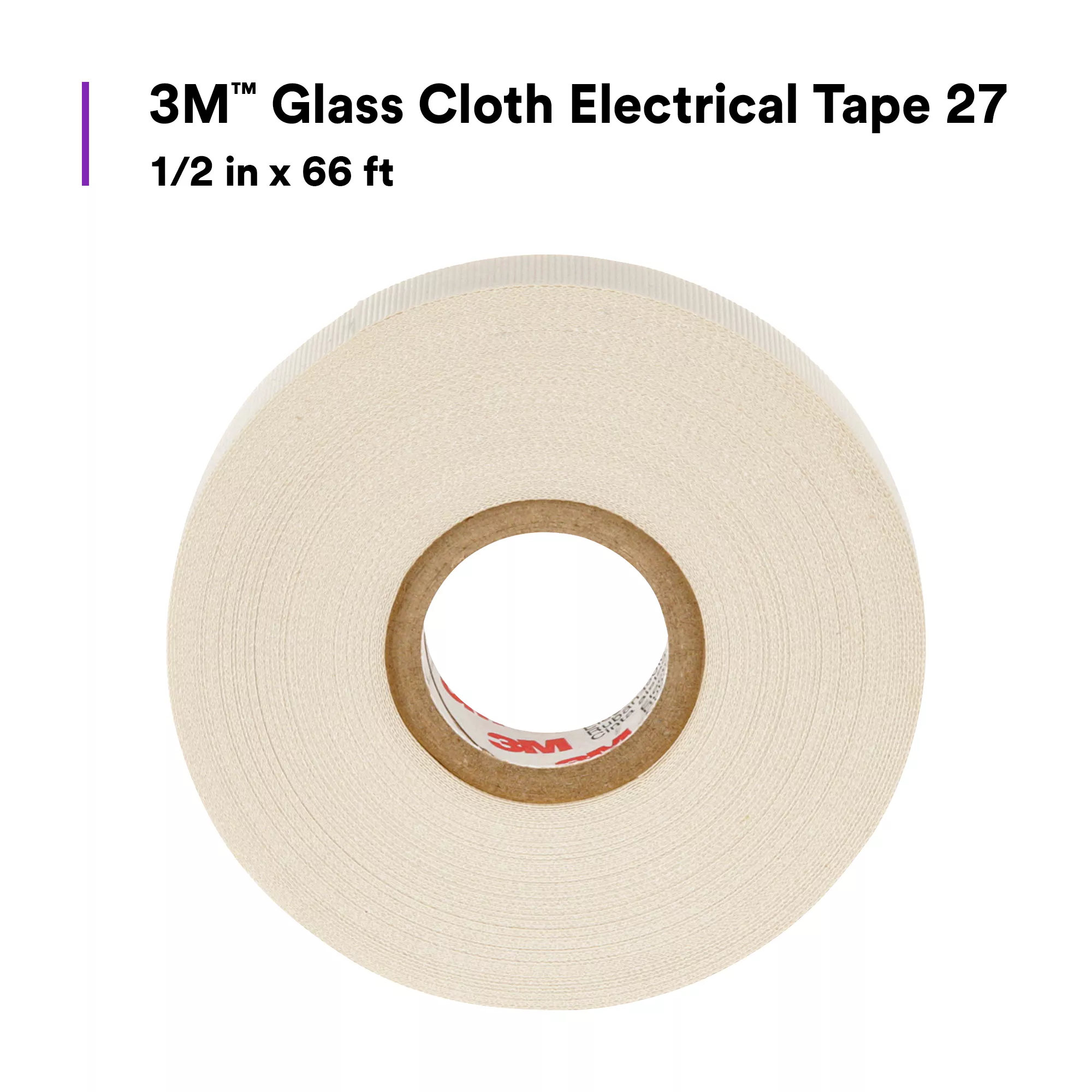 SKU 7000005814 | 3M™ Glass Cloth Electrical Tape 27