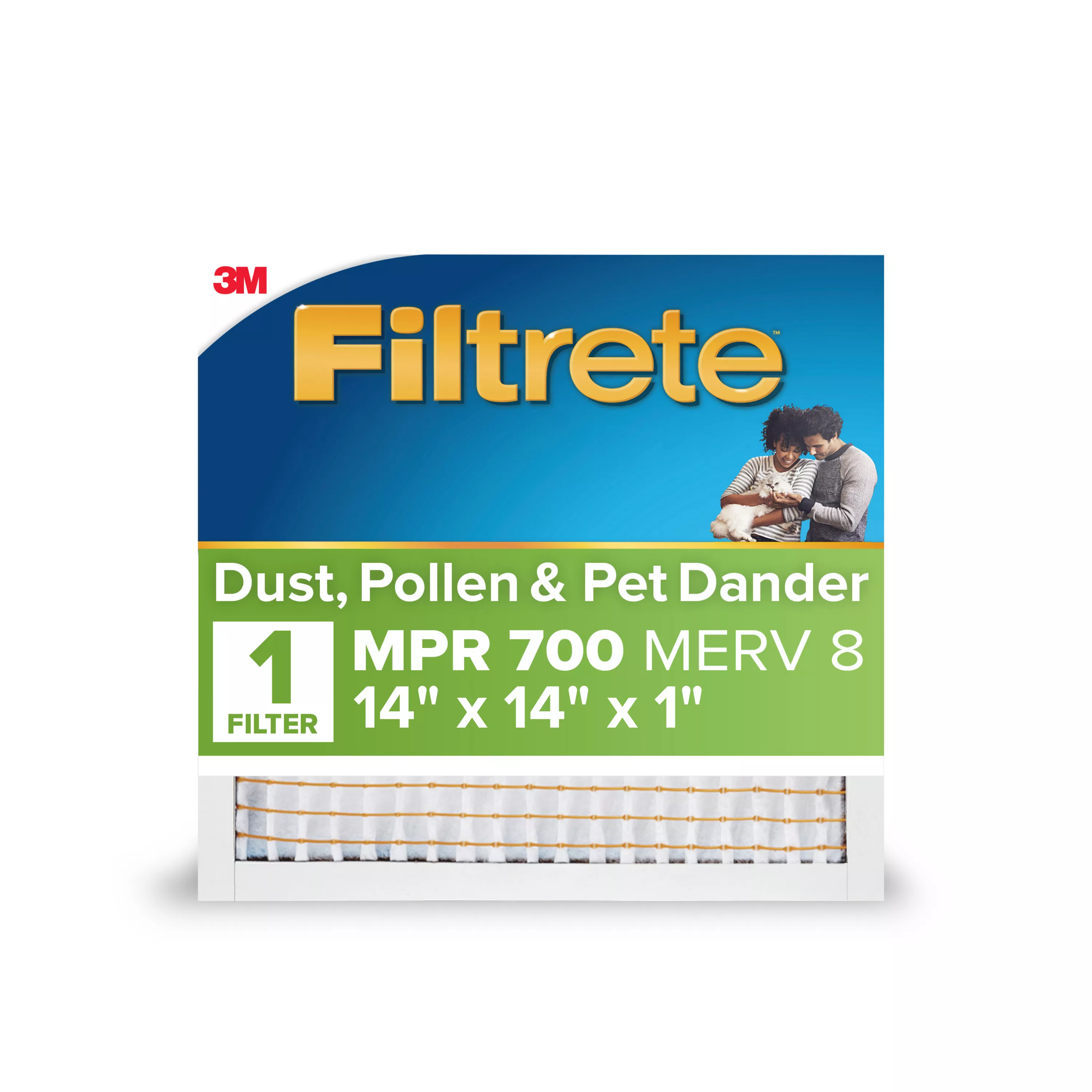 Filtrete™ Electrostatic Air Filter 700 MPR 711-4, 14 in x 14 in x 1 in (35.5 cm x 35.5 cm x 2.5 cm)