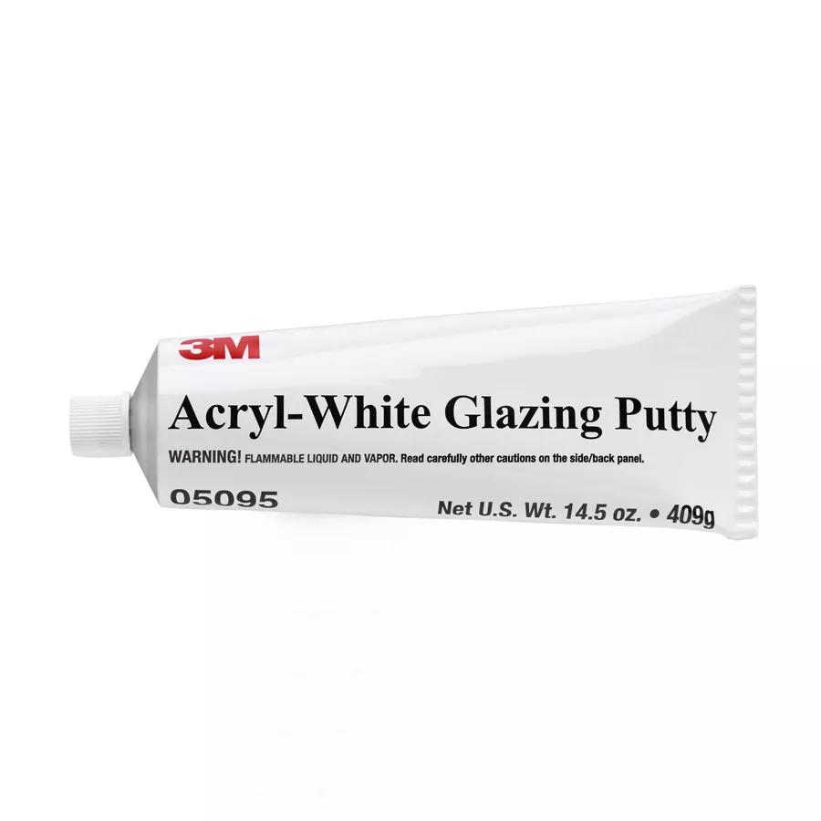 3M™ Acryl Putty, 05095, White, 14.5 oz, 12 tubes per case