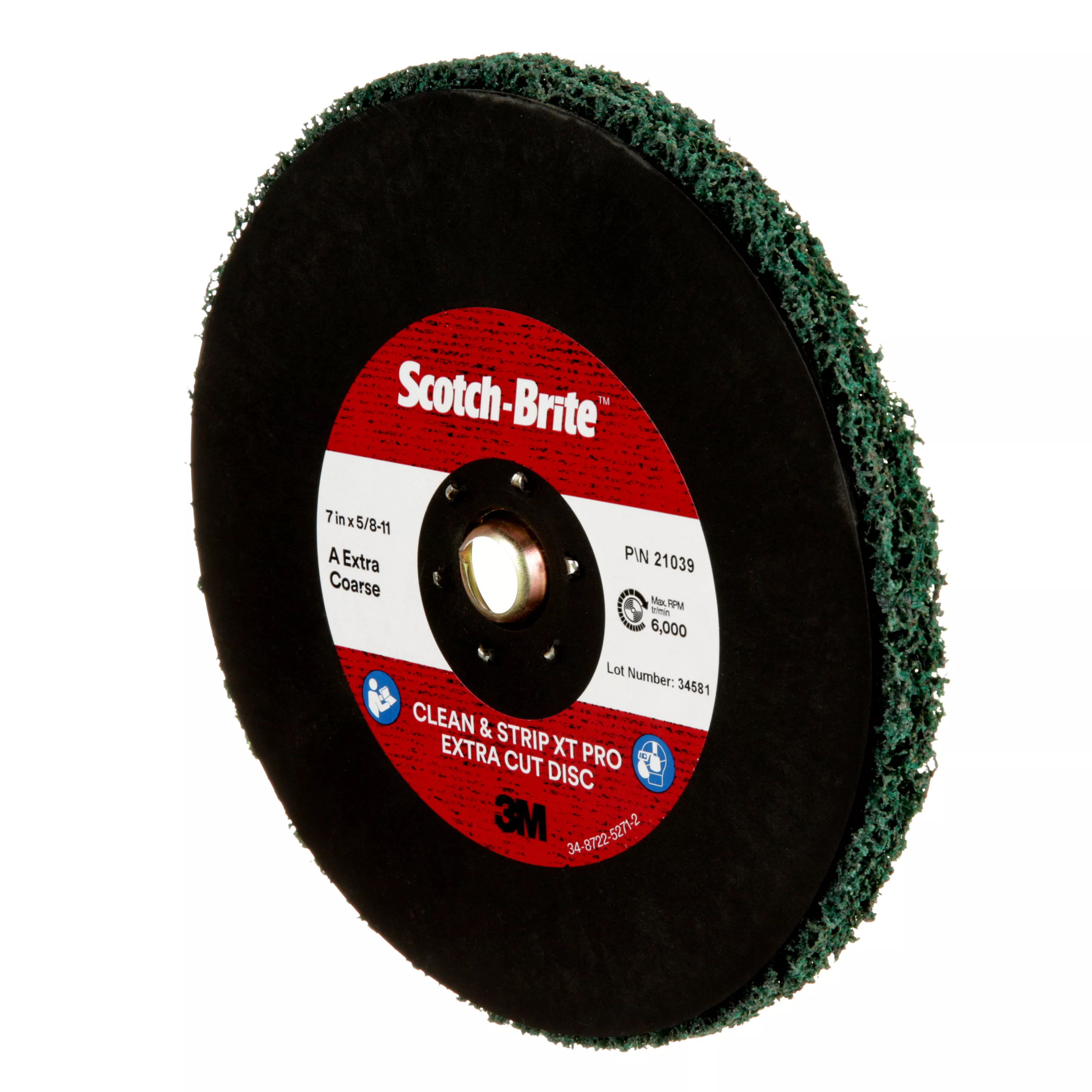 SKU 7100175522 | Scotch-Brite™ Clean and Strip XT Pro Extra Cut TN Quick Change Disc