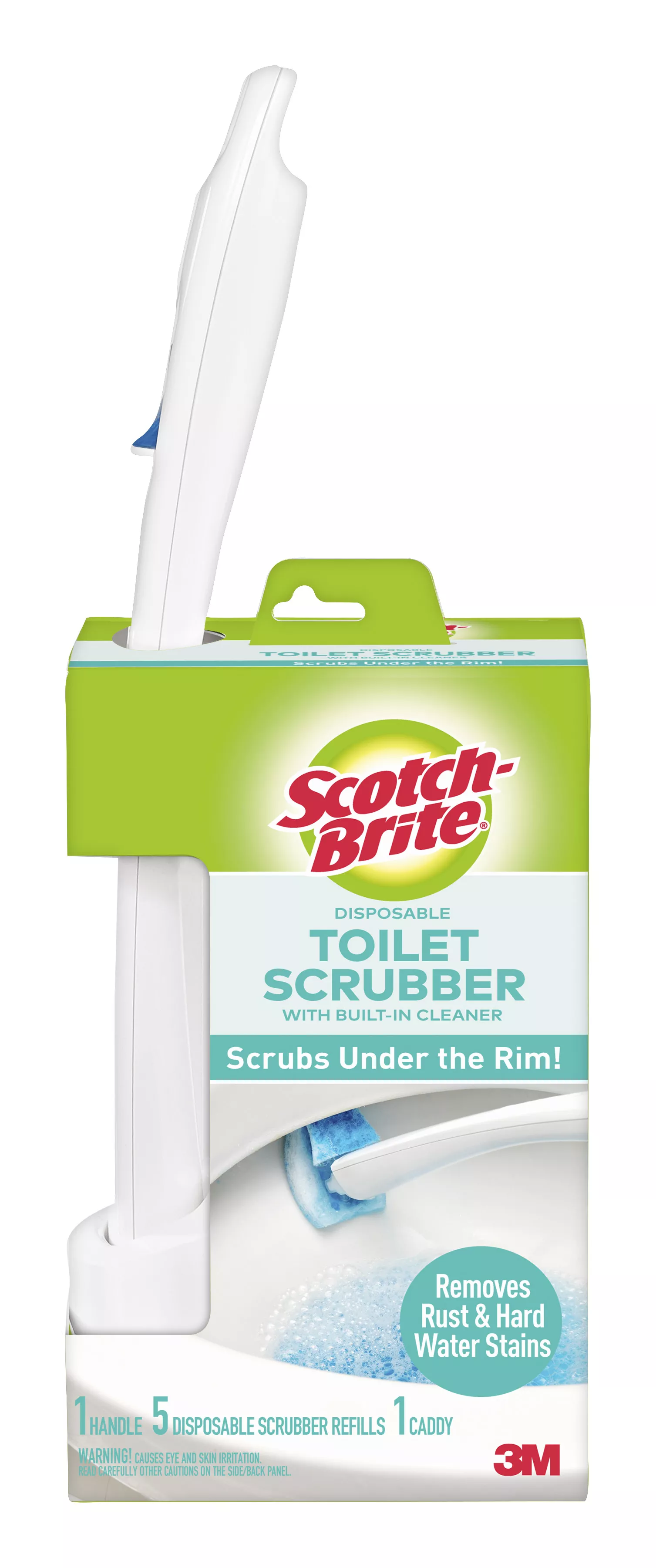 Scotch-Brite® Disposable Toilet Scrubber Cleaning System, 558-SK-4NP, 4/1