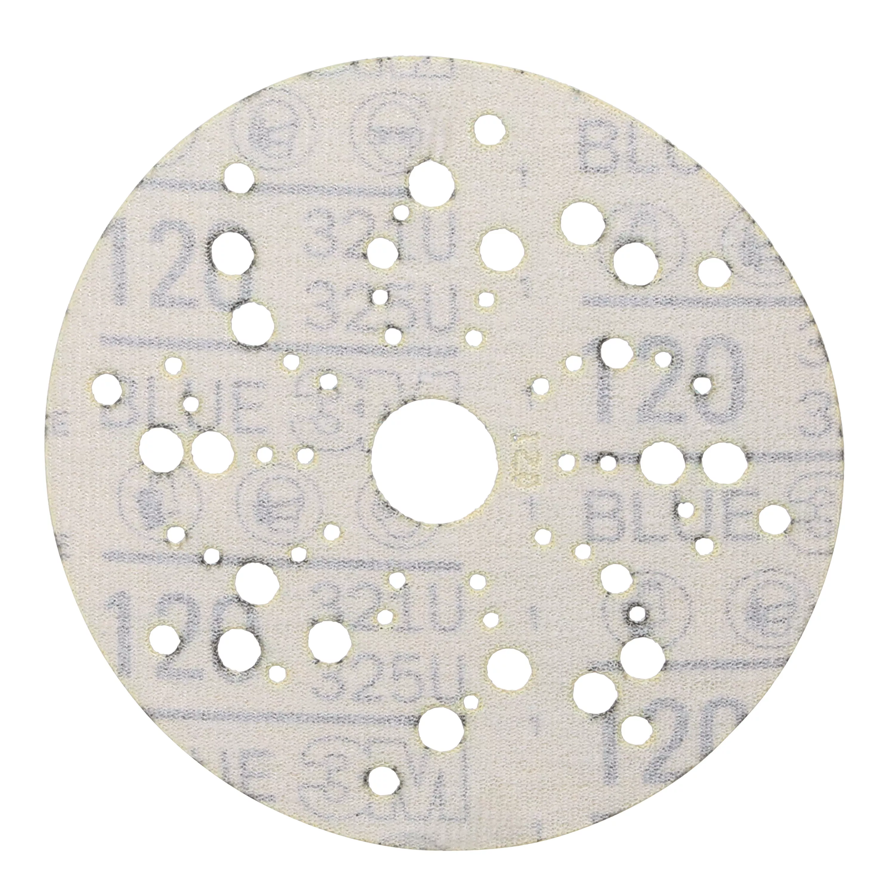 SKU 7100090976 | 3M™ Hookit™ Blue Abrasive Disc 321U Multi-hole