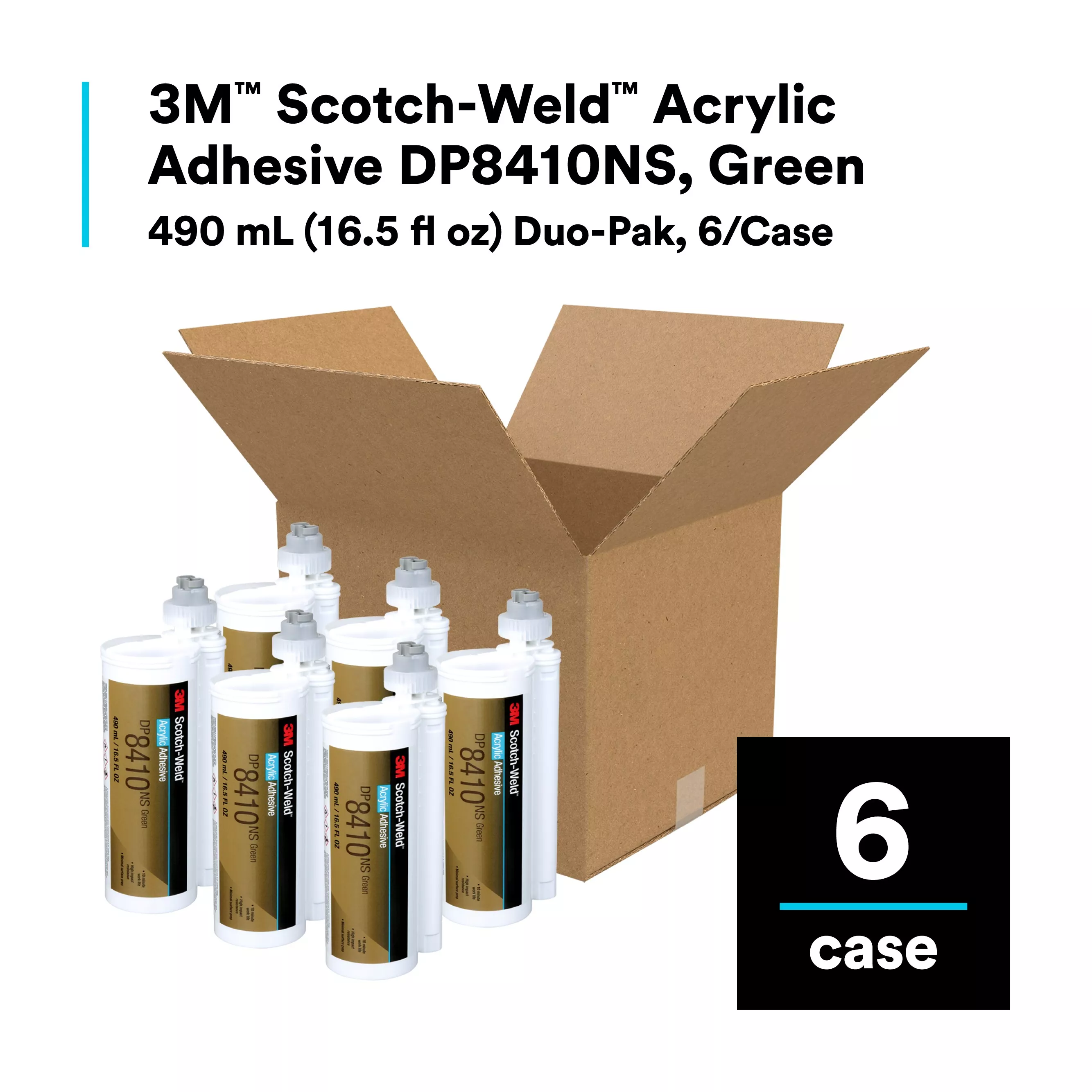 SKU 7100024045 | 3M™ Scotch-Weld™ Acrylic Adhesive DP8410NS