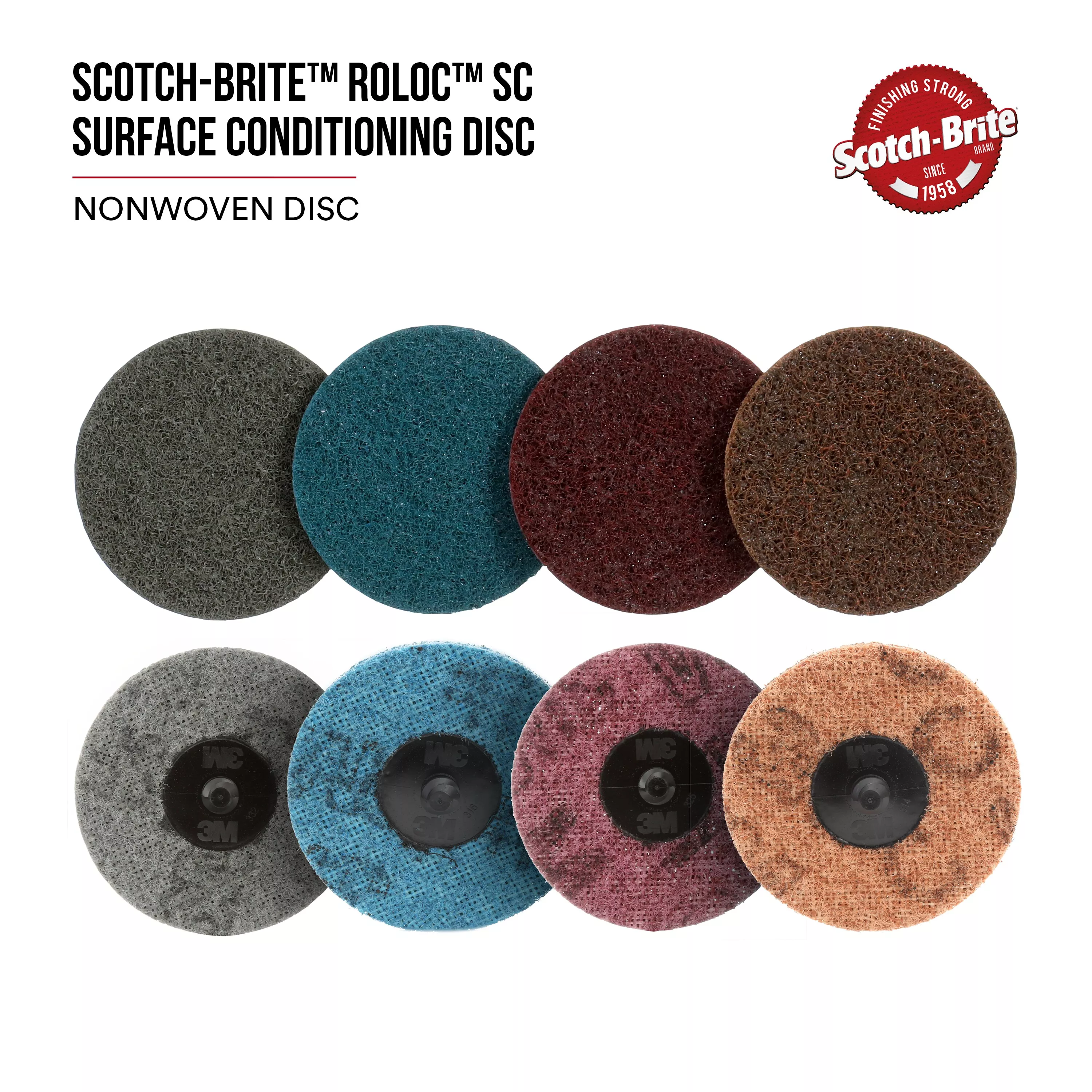 Product Number SC-DR | Scotch-Brite™ Roloc™ Surface Conditioning Disc