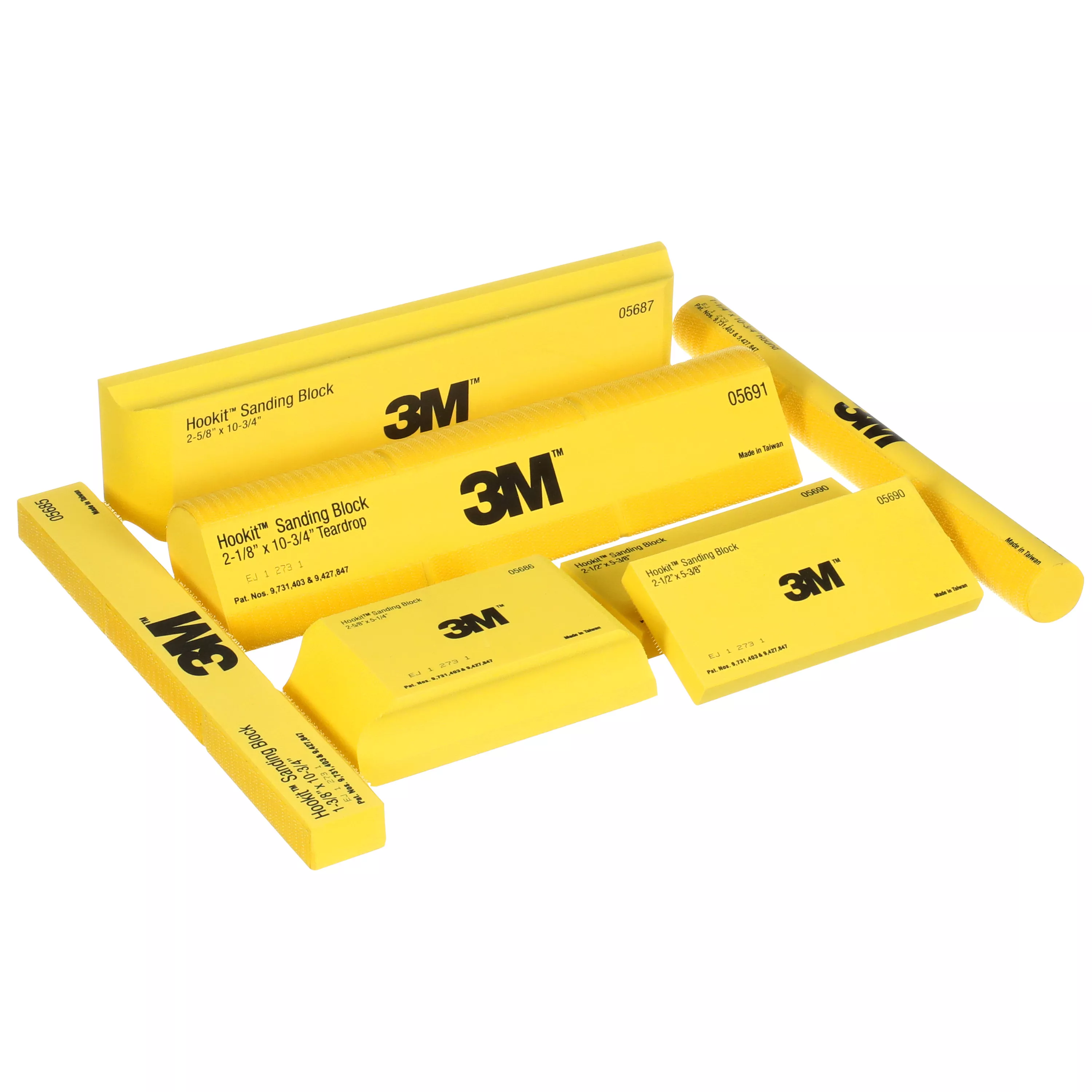 SKU 7000045510 | 3M™ Hookit™ Sanding Block Kit