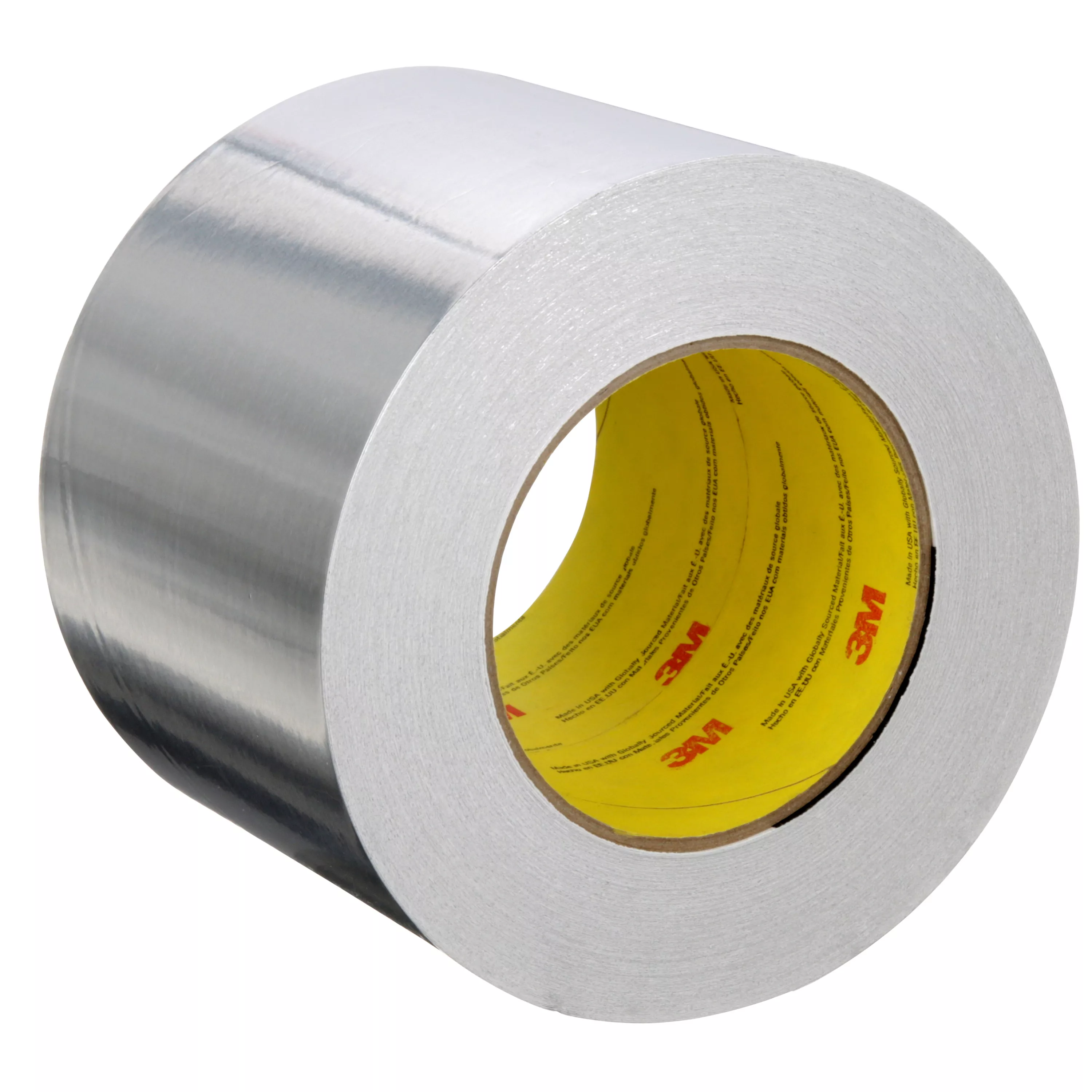 3M™ Aluminum Foil Tape 2C120, Silver, 99 mm x 45.7 m, 1.8 mil, 12 Rolls/Case