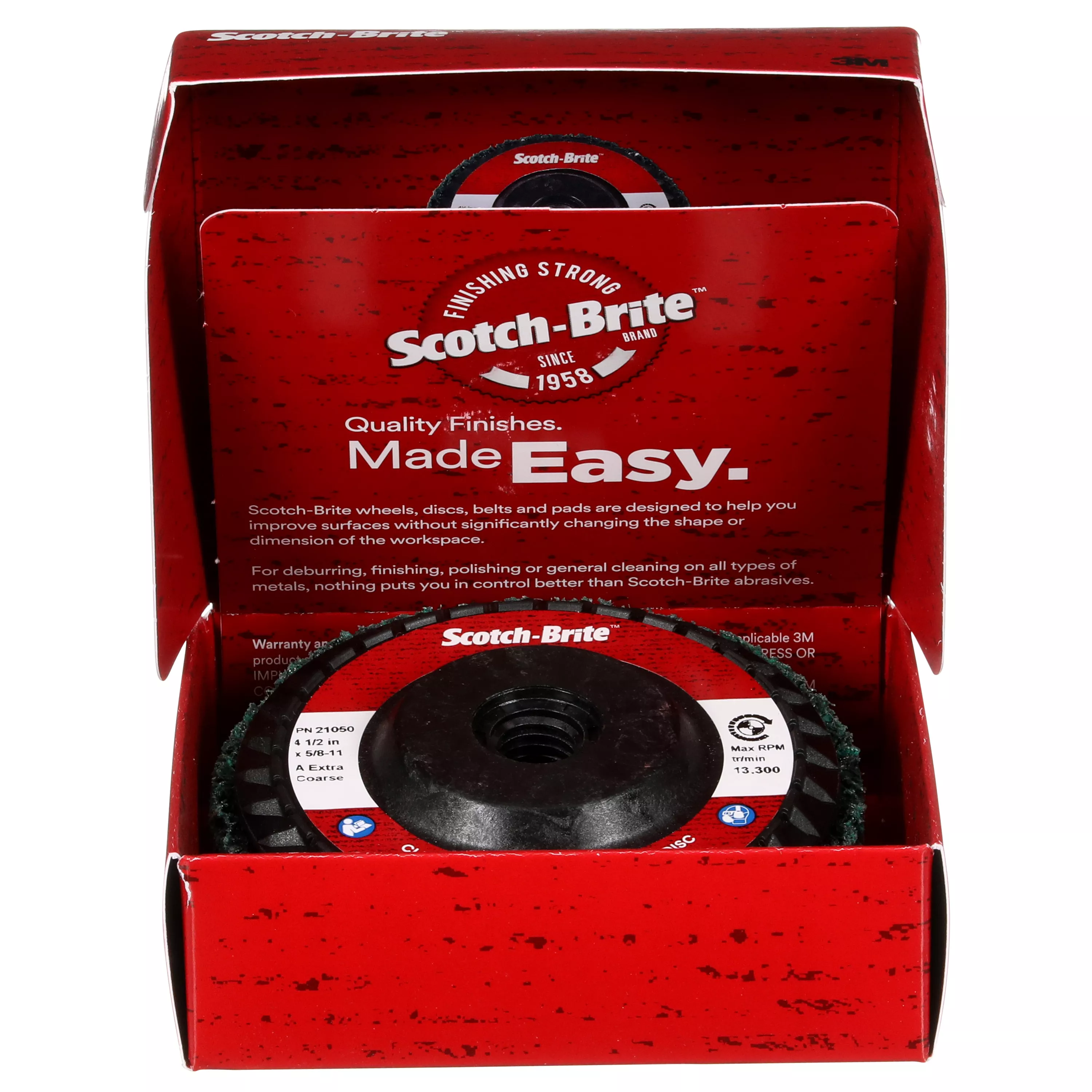 SKU 7100176126 | Scotch-Brite™ Clean and Strip XT Pro Extra Cut Disc