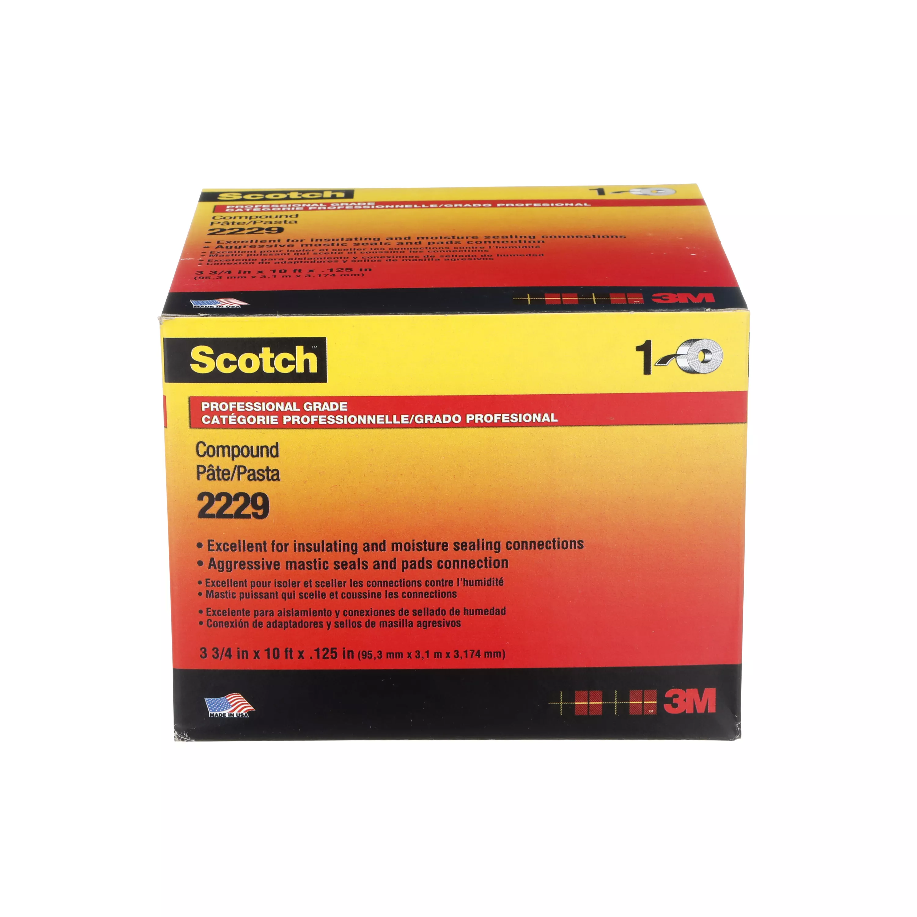 SKU 7000043008 | 3M™ Scotch-Seal™ Mastic Tape Compound 2229