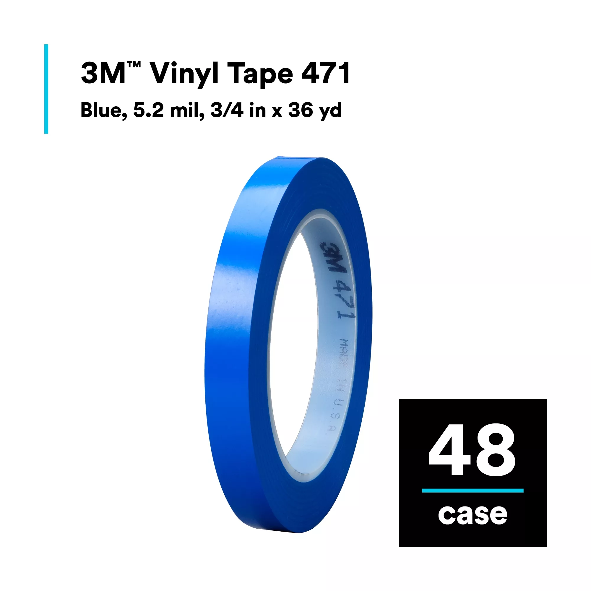 Product Number 471 | 3M™ Vinyl Tape 471