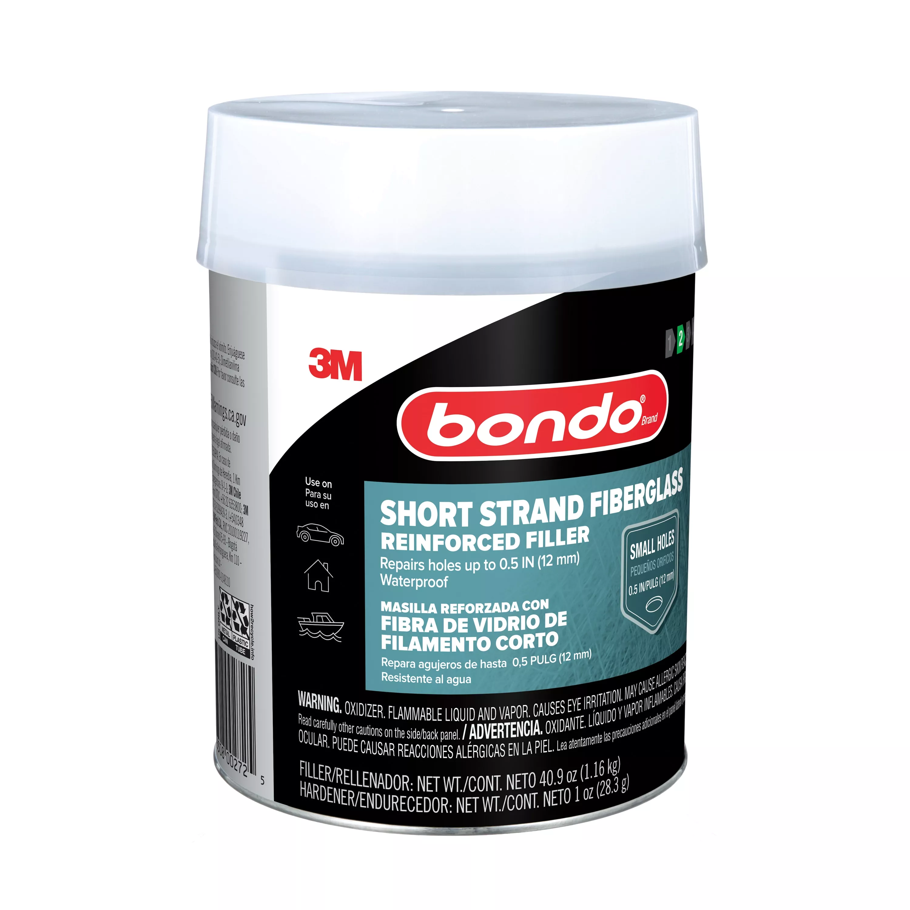 SKU 7100314601 | Bondo® Short Strand Fiberglass Reinforced Filler SS-QT-ES