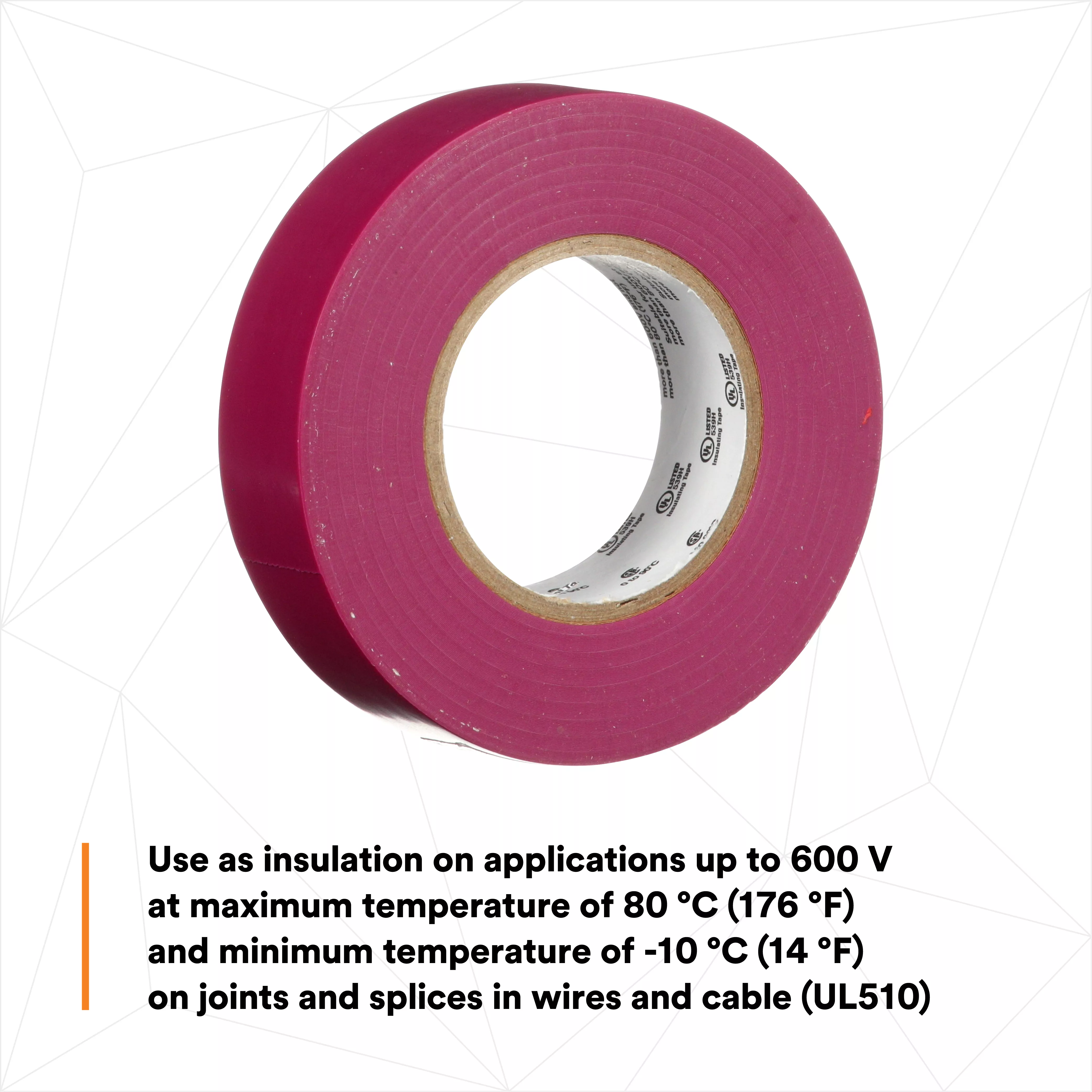 SKU 7100169434 | 3M™ Temflex™ Vinyl Electrical Tape 165