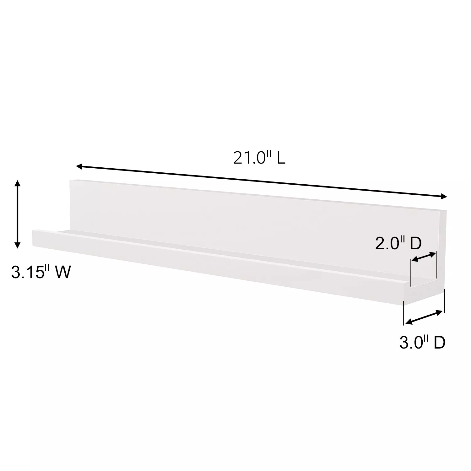 Product Number HOM21 | Command™ Picture Ledge HOM21Q-ES