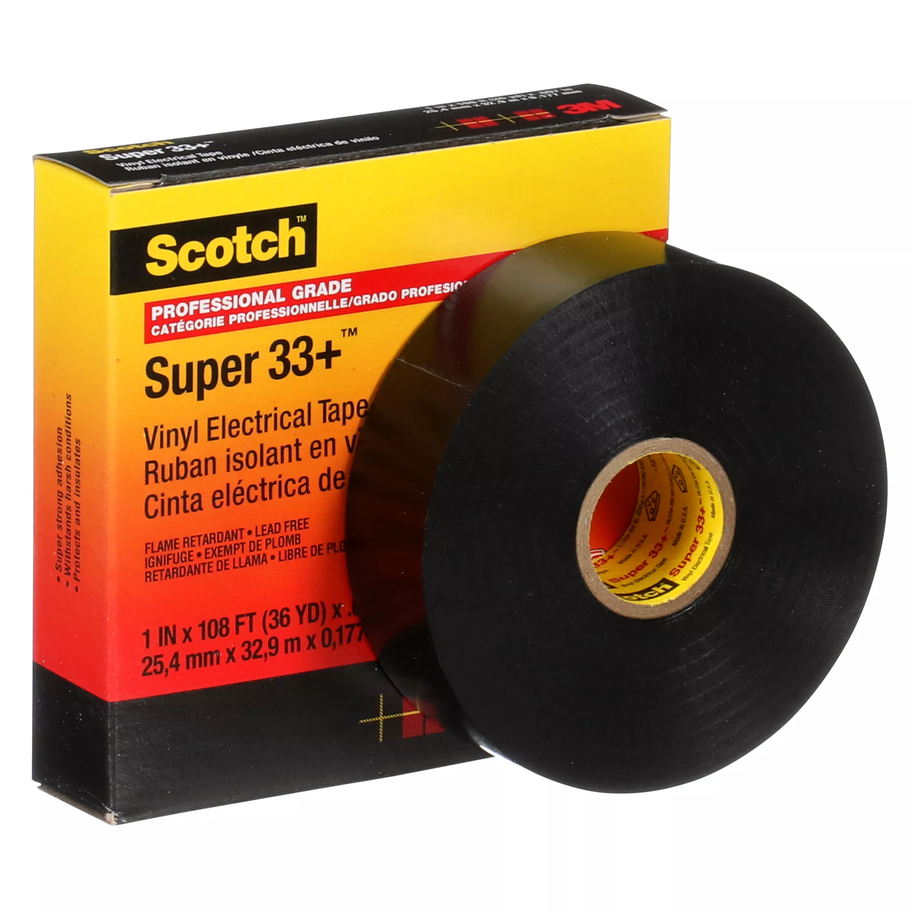 SKU 7000043003 | Scotch® Super 33+ Vinyl Electrical Tape