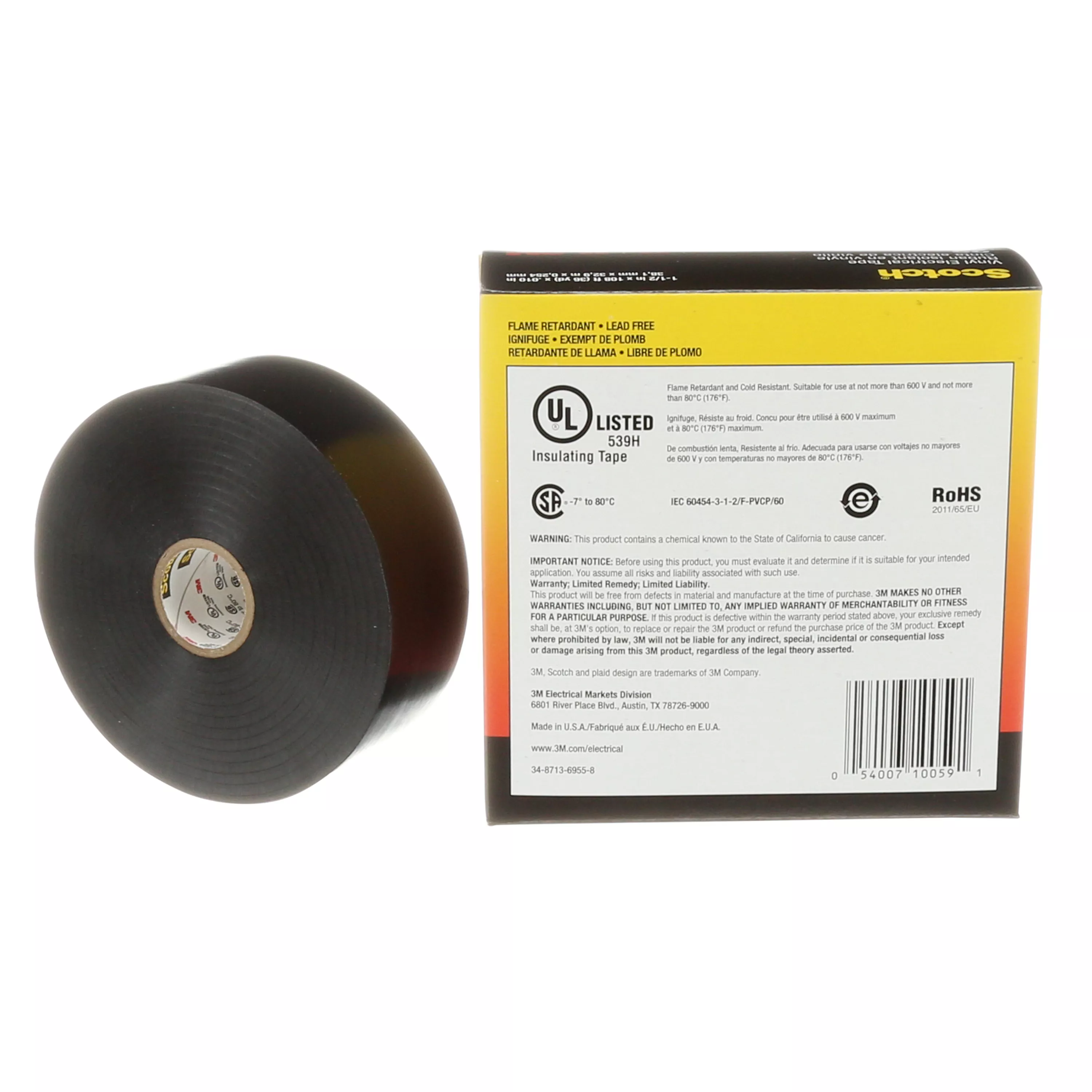 SKU 7000031345 | Scotch® Vinyl Electrical Tape 22