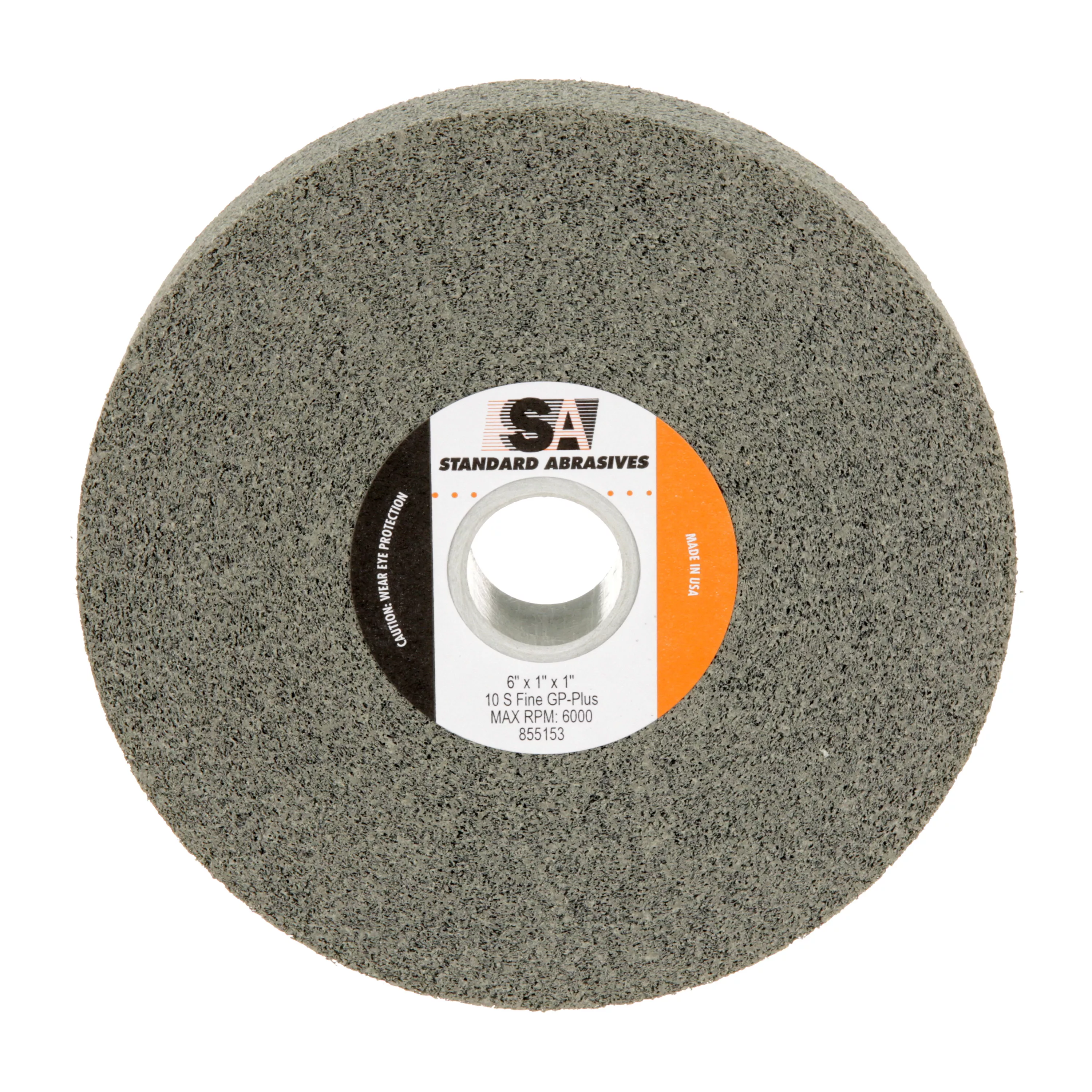 Standard Abrasives™ GP Plus Wheel 855153, 6 in x 1 in x 1 in 10S FIN, 3
ea/Case