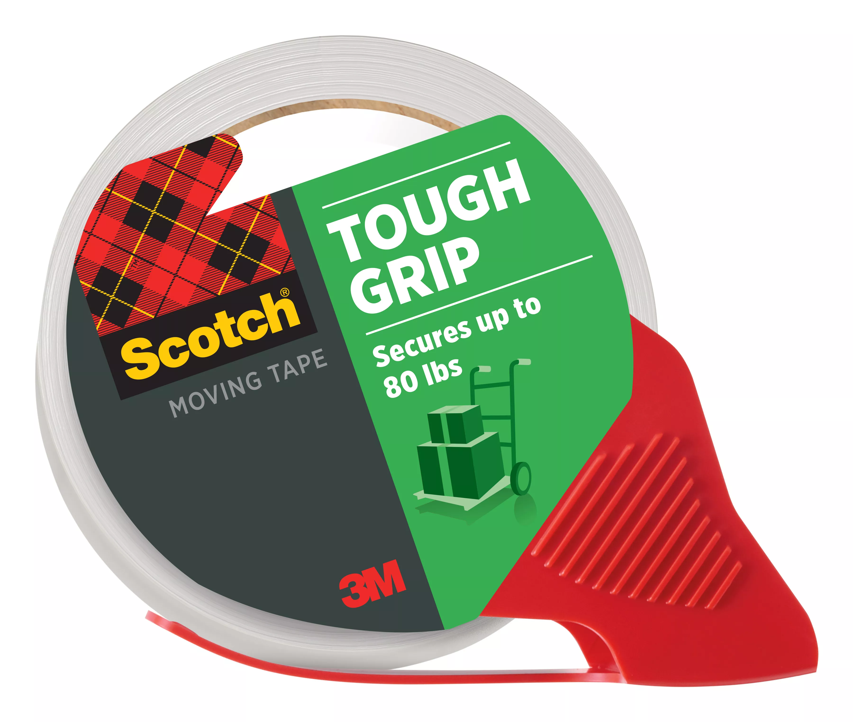 Scotch® Packaging Tape 3500-RD-36GC, 1.88 in x 54.6 yd (48 mm x 50 m)