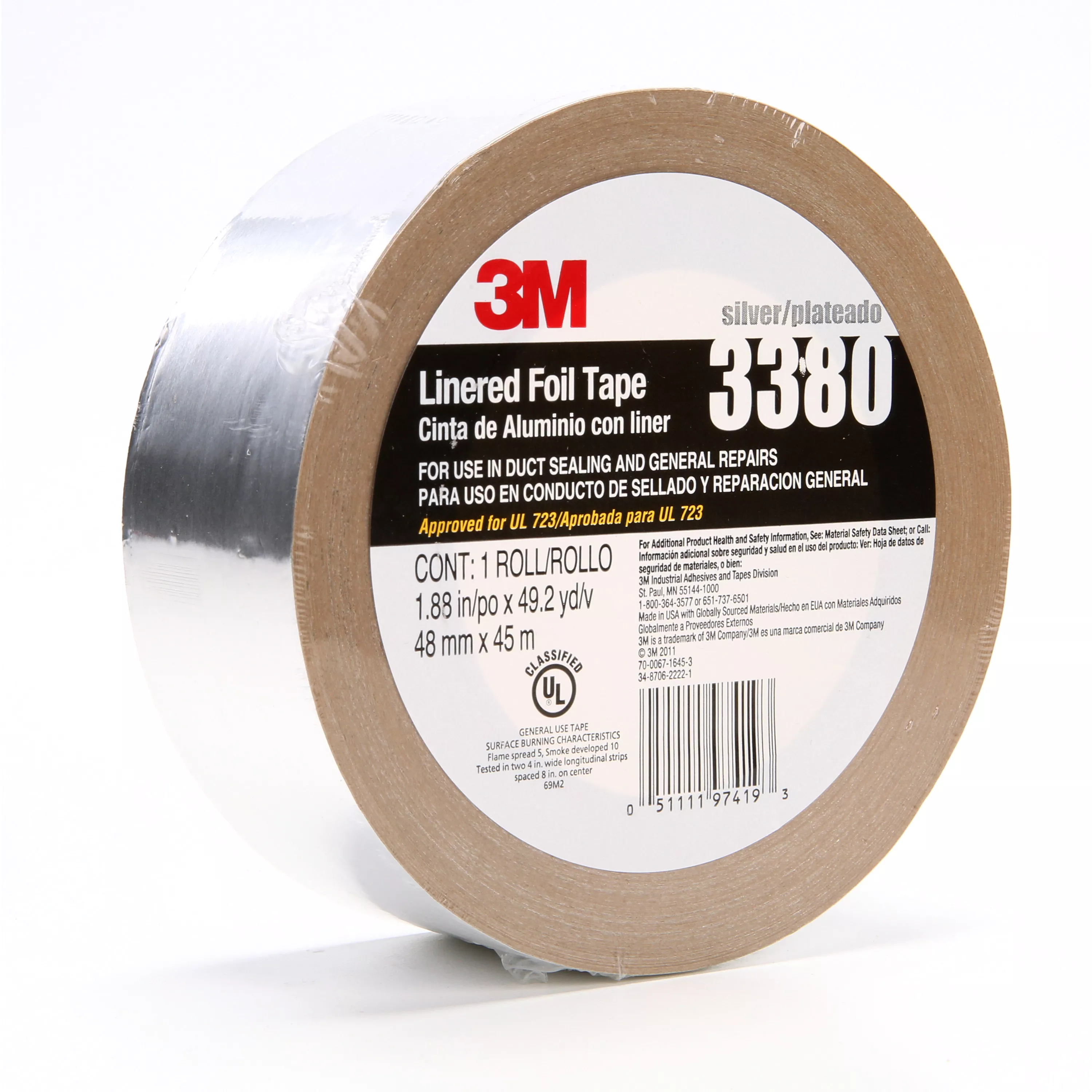 UPC 00051111974193 | 3M™ Aluminum Foil Tape 3380