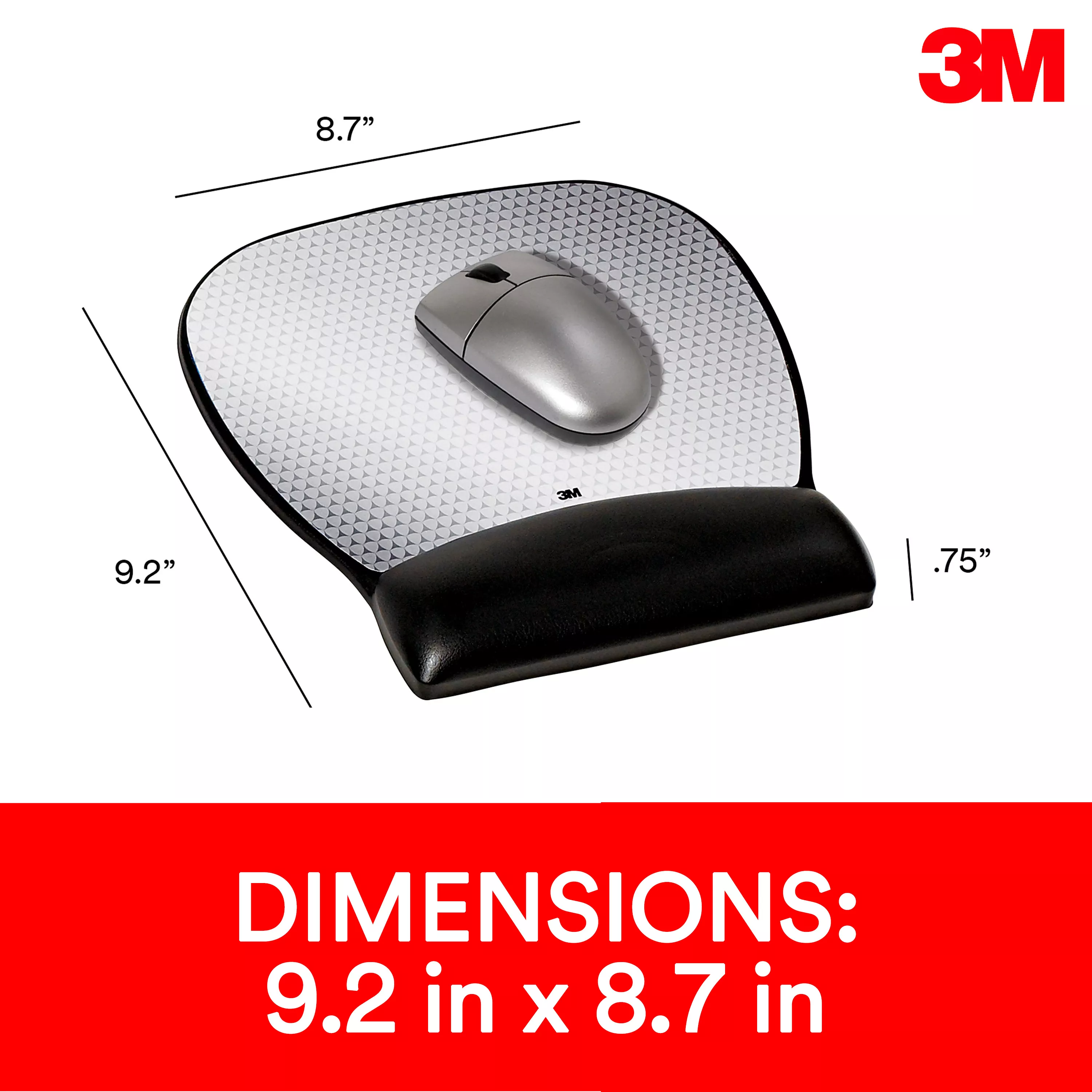 UPC 00051135807101 | 3M™ Precise™ Mouse Pad with Gel Wrist Rest