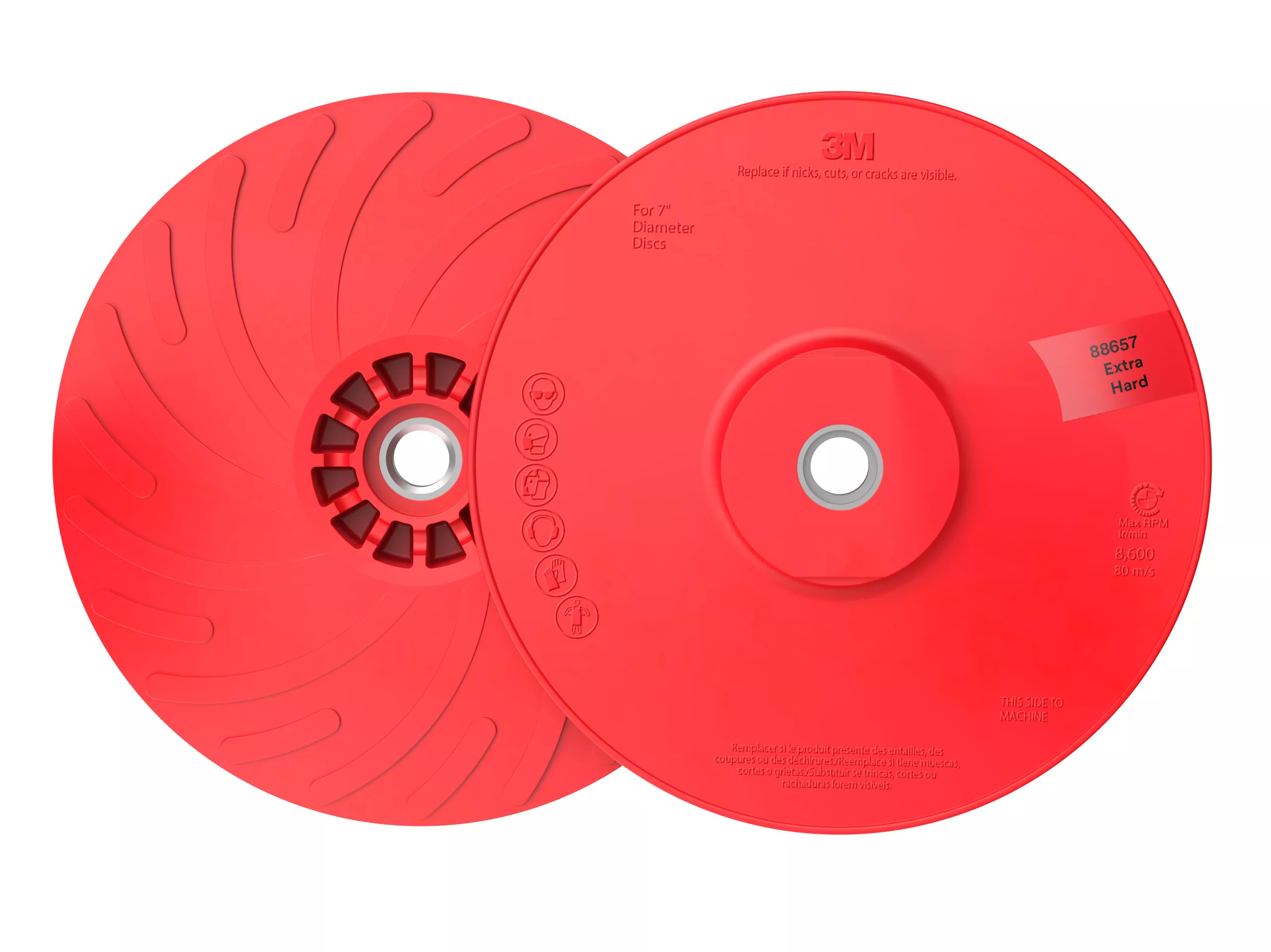 SKU 7100258730 | 3M™ Disc Back-up Pad Ribbed