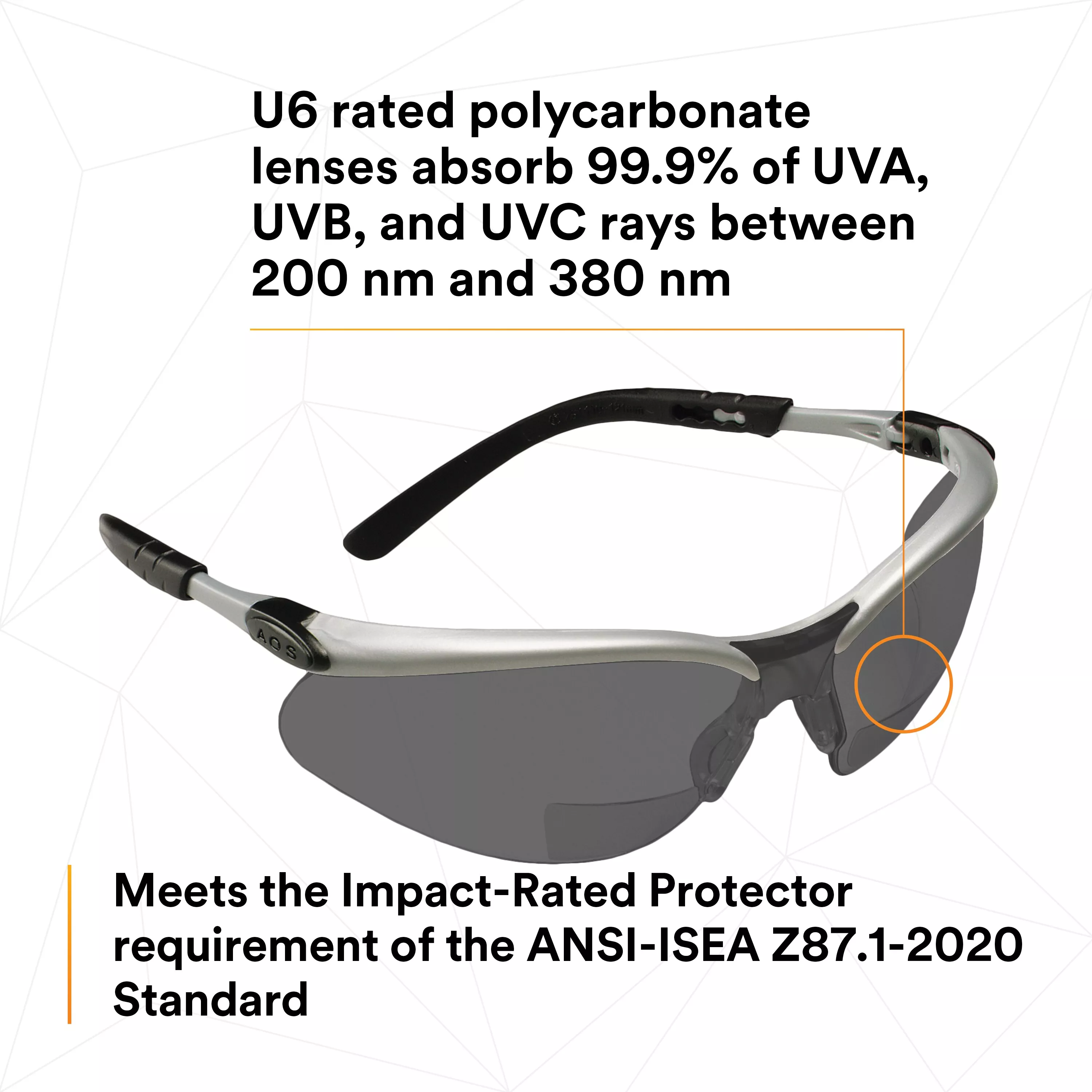SKU 7000127493 | 3M™ BX™ Reader Protective Eyewear 11378-00000-20