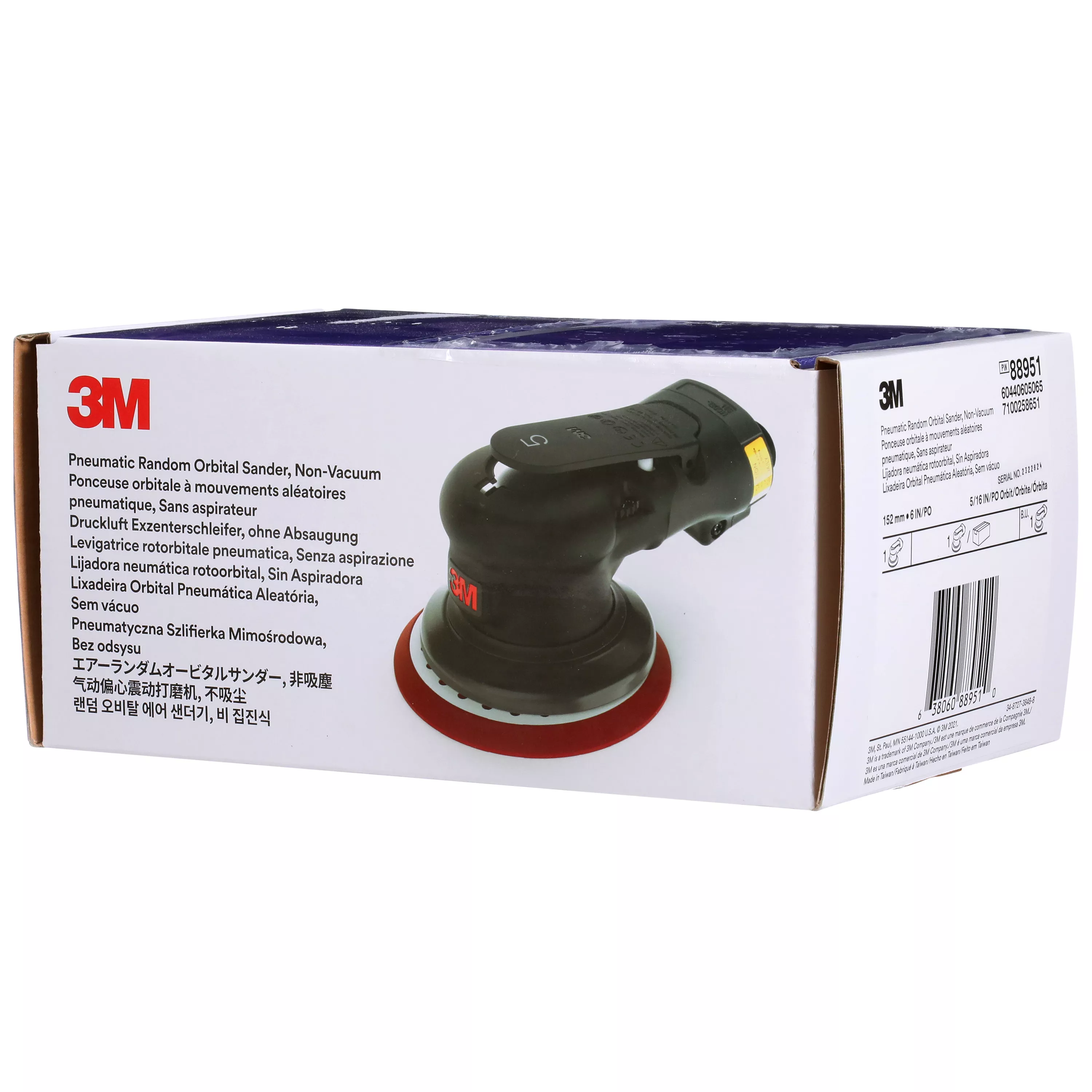 SKU 7100258651 | 3M™ Pneumatic Random Orbital Sander