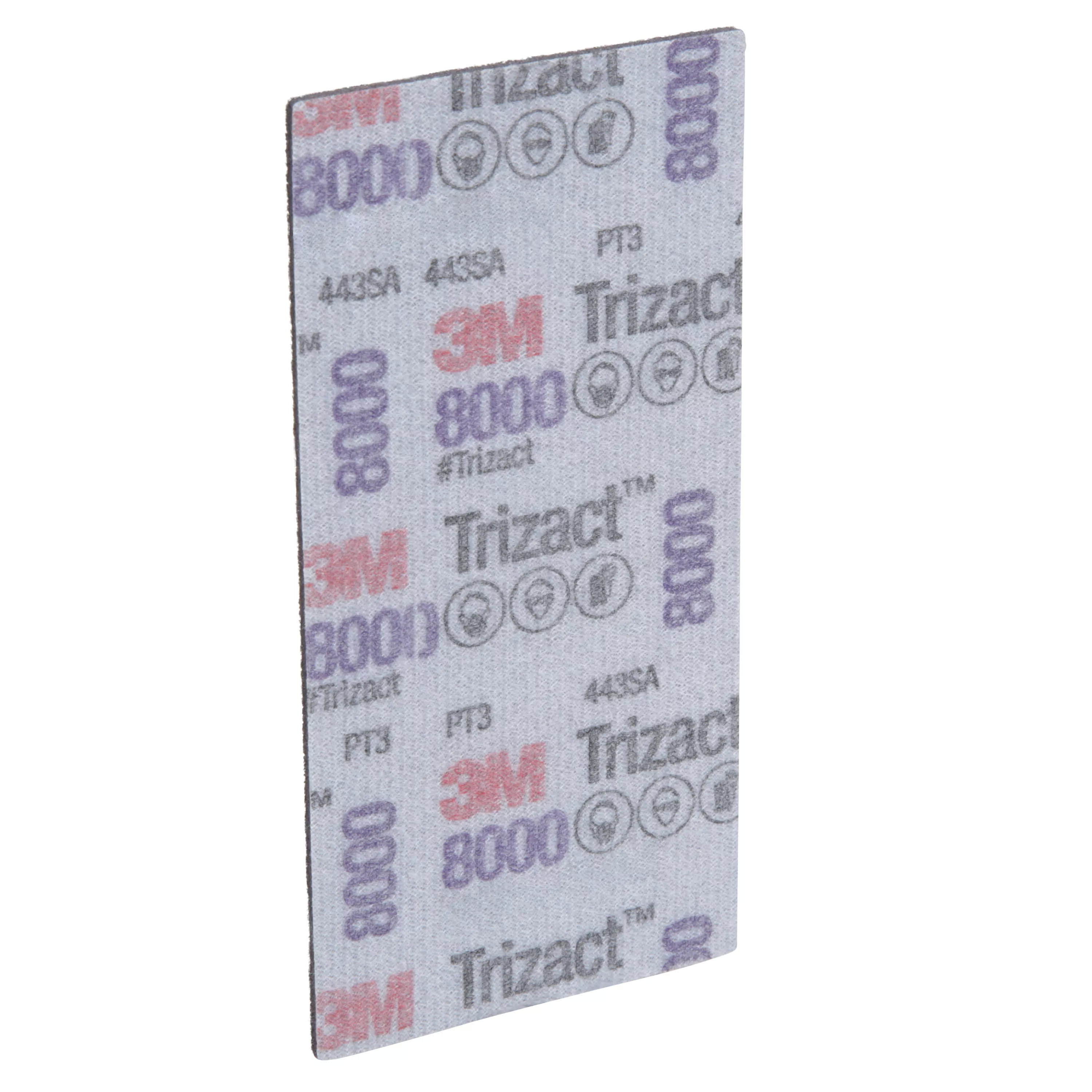 SKU 7100194290 | 3M™ Trizact™ Hookit™ Foam Abrasive 8000 Sheet 443SA