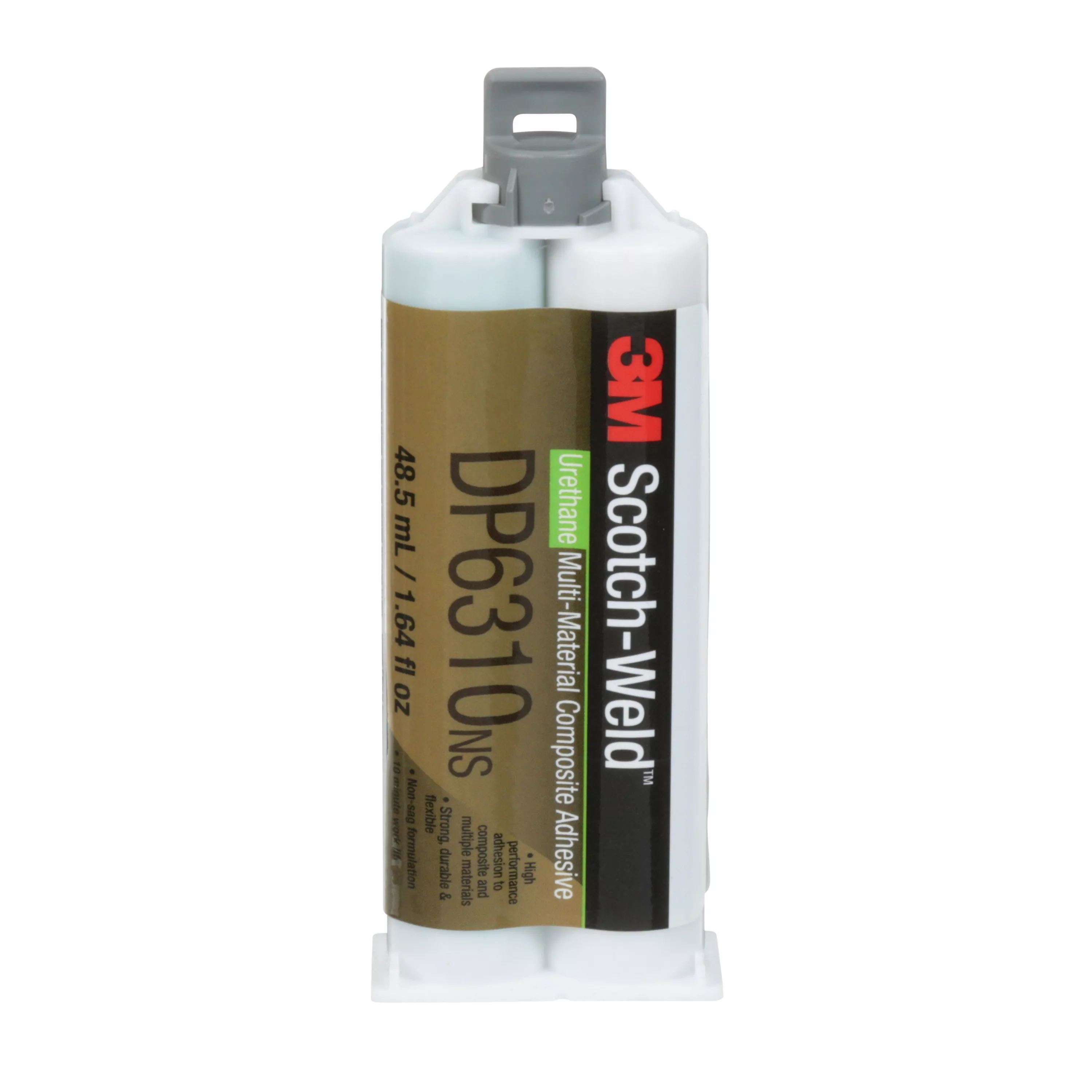 3M™ Scotch-Weld™ Multi-Material Composite Urethane Adhesive DP6310NS,
Green, 48.5 mL Duo-Pak, 12/Case