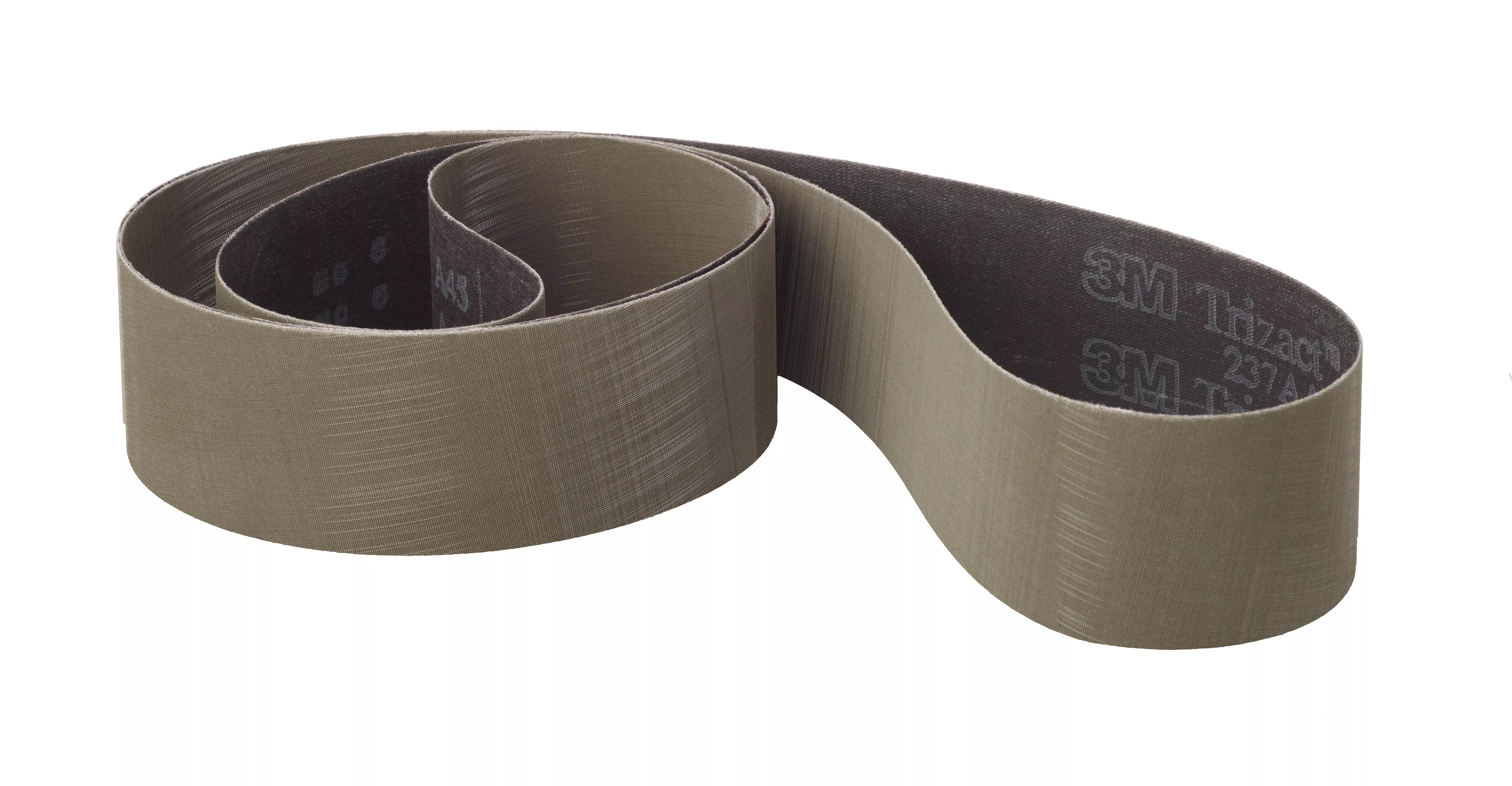 3M™ Trizact™ Cloth Belt 237AA, A80 X-weight, 3-1/2 in x 15-1/2 in, Film-lok, Full-flex, 50 ea/Case