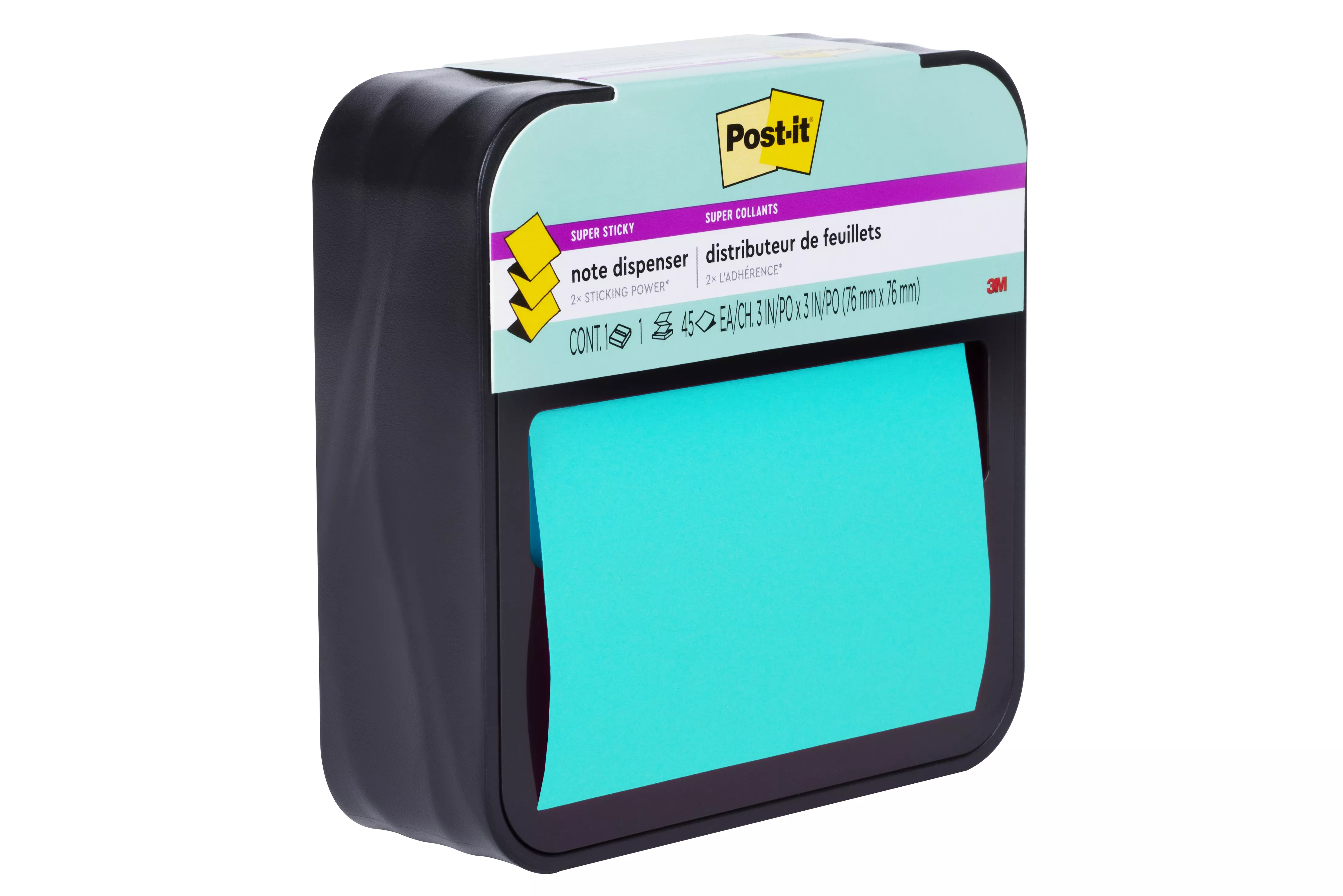 SKU 7100282778 | Post-it® Note Dispenser WAVE-330-BK