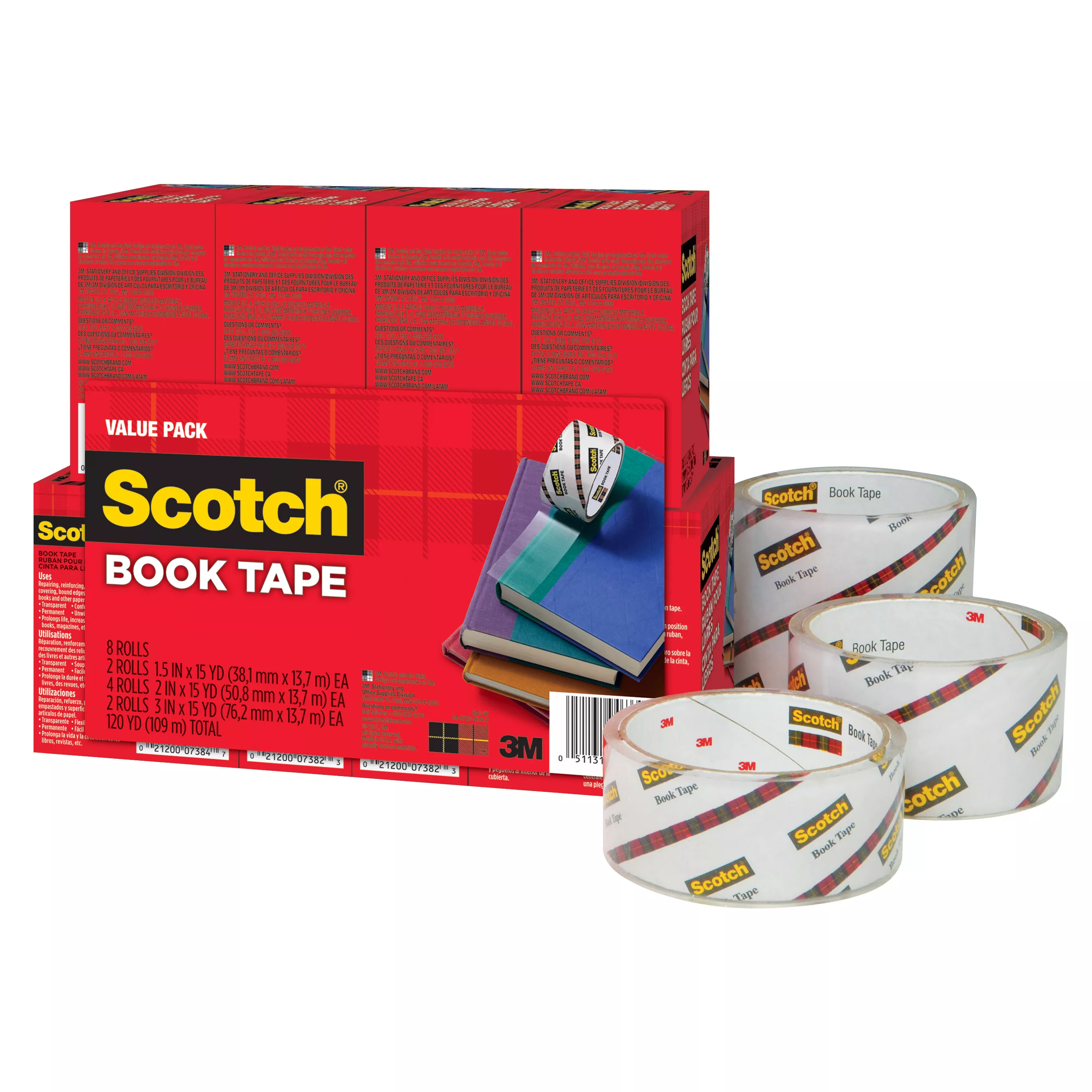 SKU 7100141492 | Scotch® Book Tape Value Pack